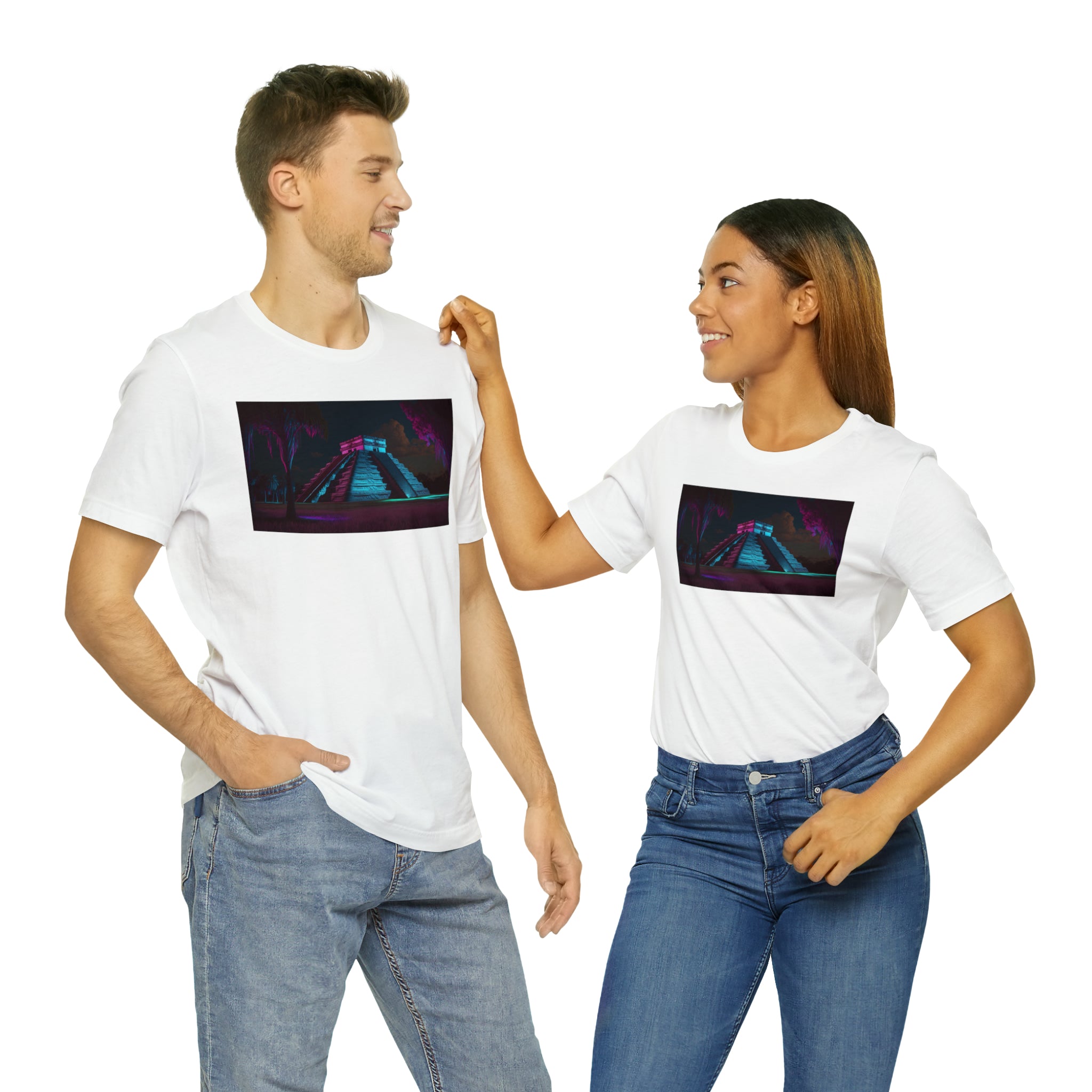 Unisex Jersey Short Sleeve Tee - Chichen Itza, Mexico