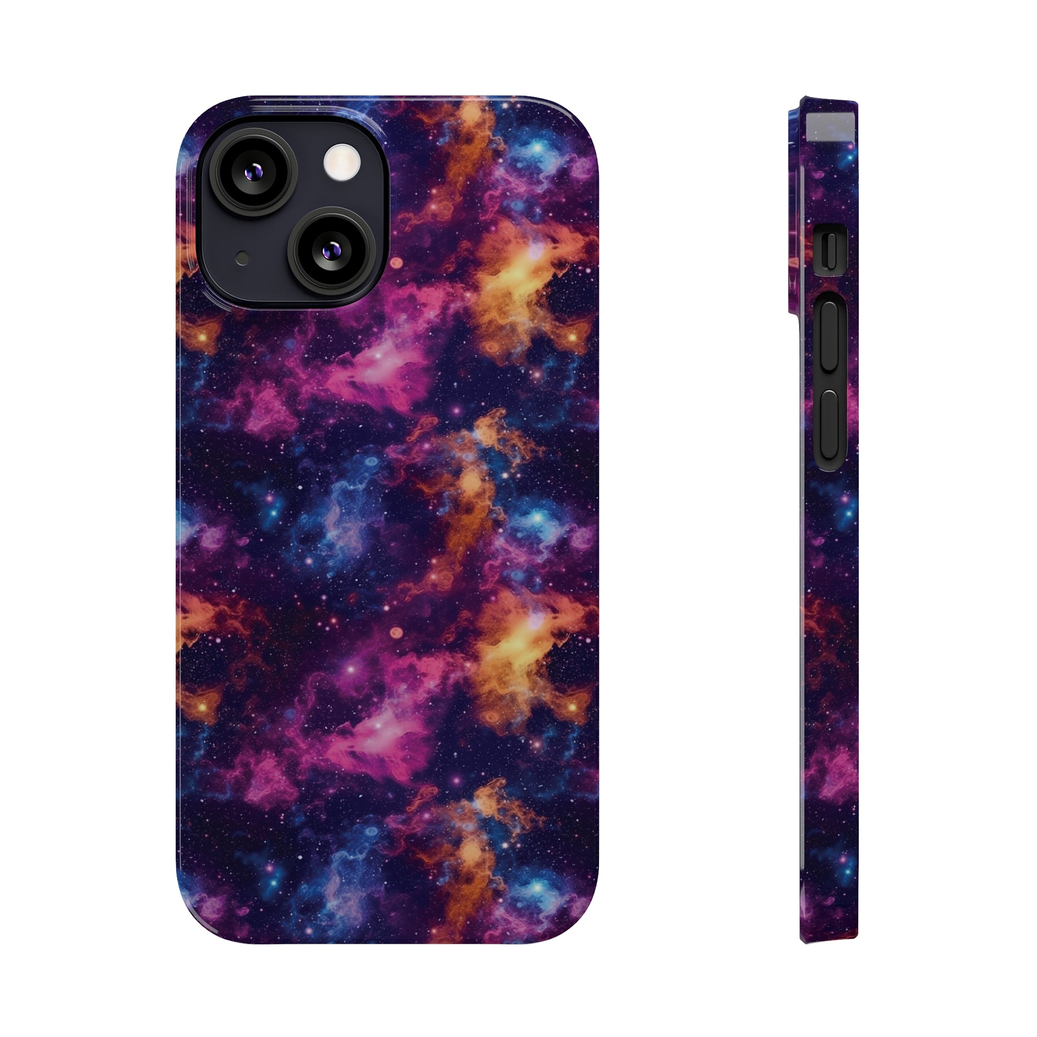 Slim Phone Cases (AOP) - Seamless Fantasy Galaxies 06