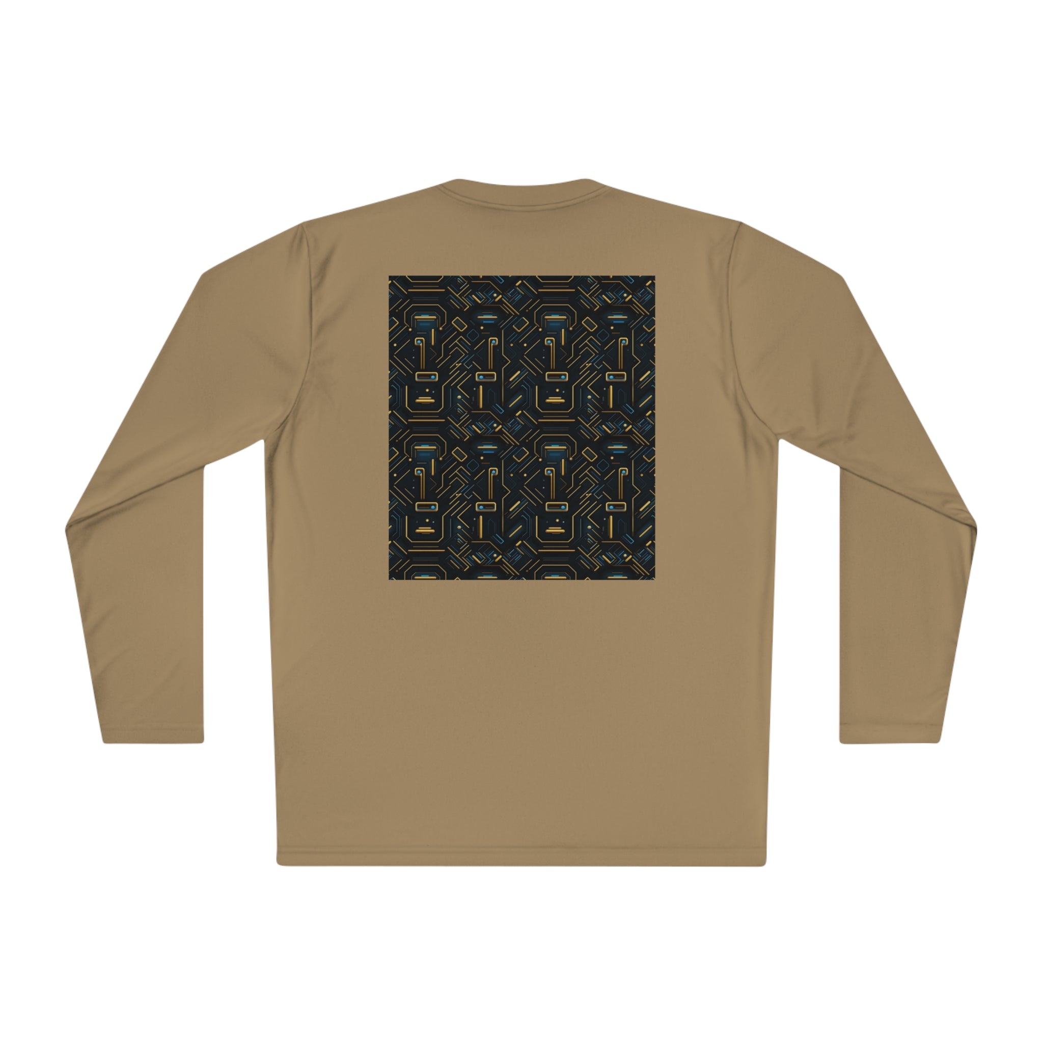 Unisex Lightweight Long Sleeve Tee (AOP) - Abstract Designs 07