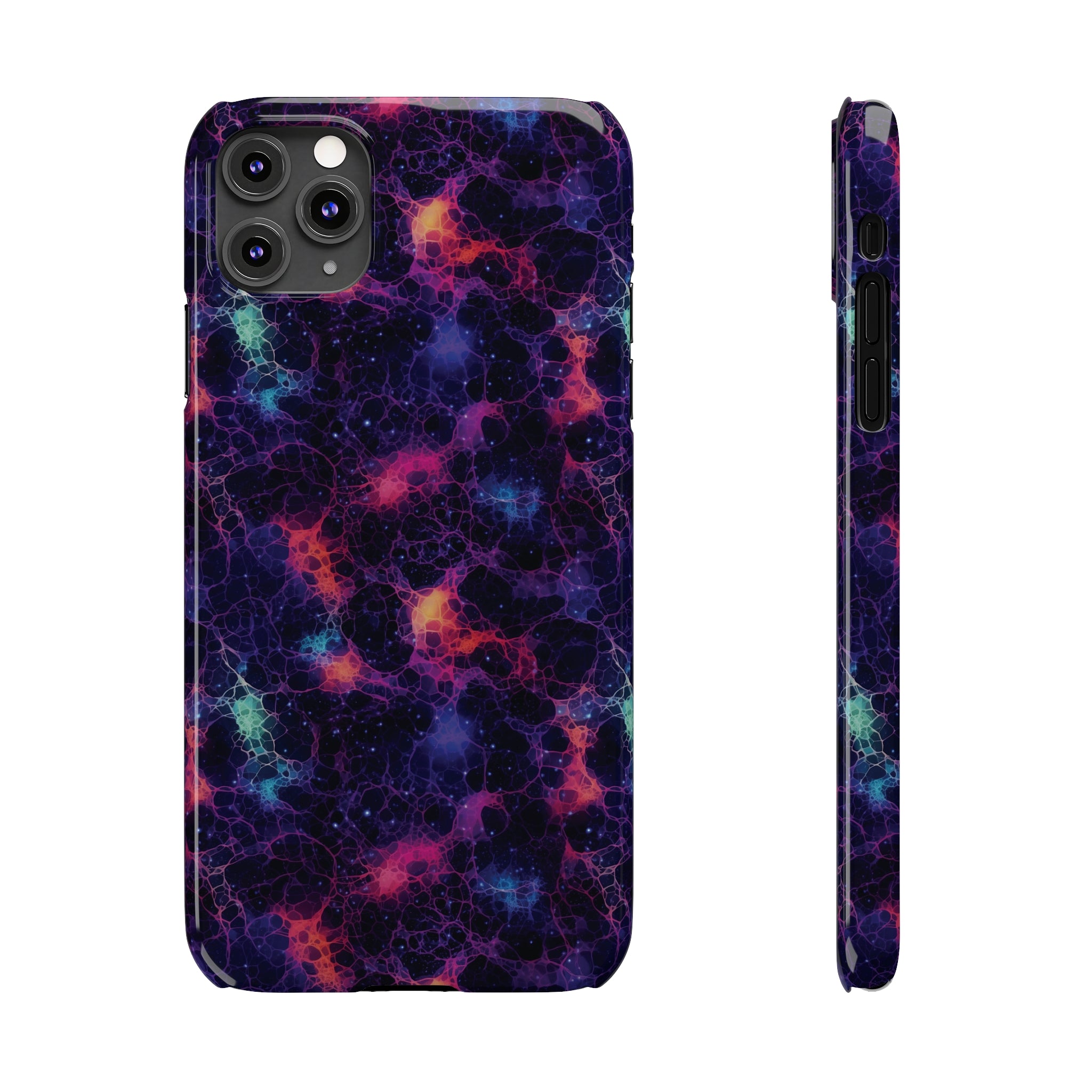 Slim Phone Cases (AOP) - Seamless Fantasy Galaxies 08