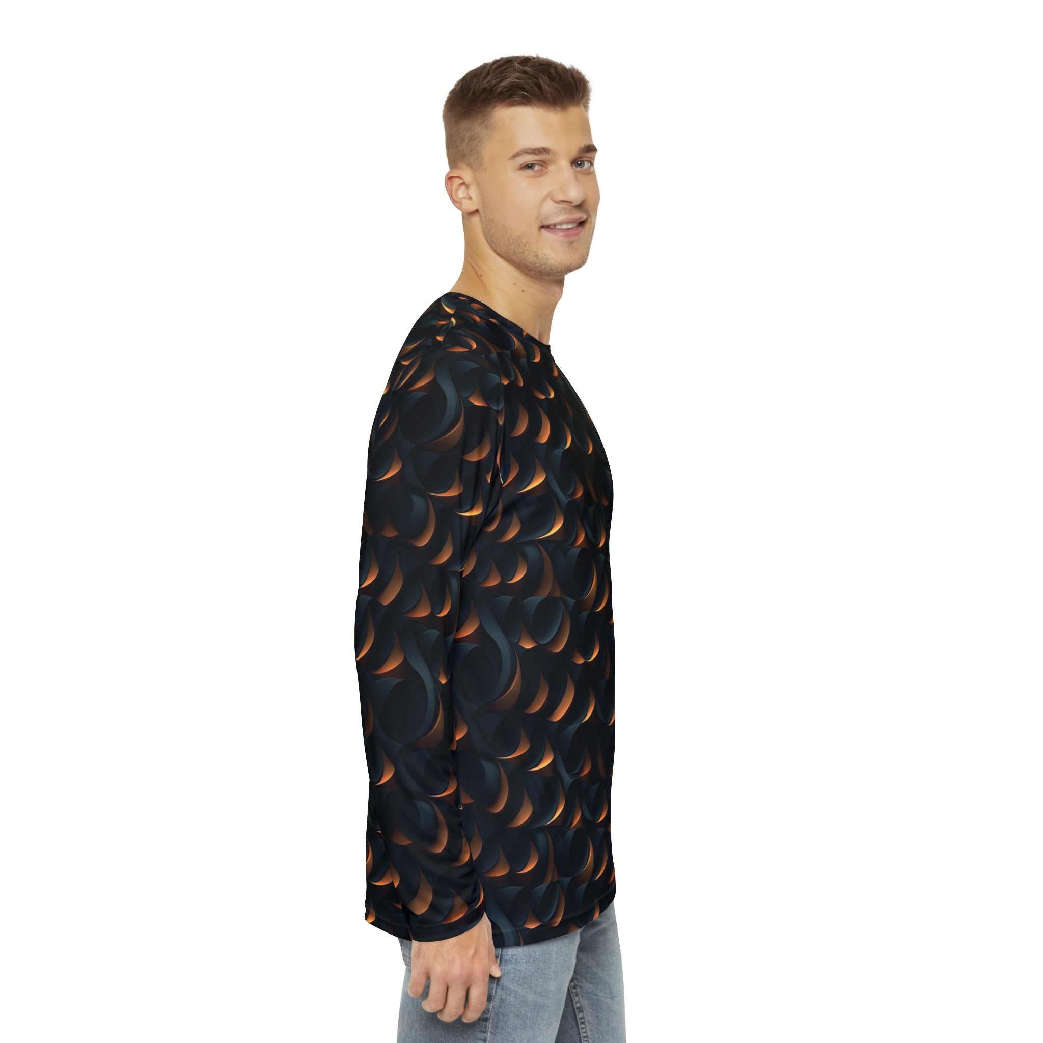 Men's Long Sleeve Shirt (AOP) - Designs 01