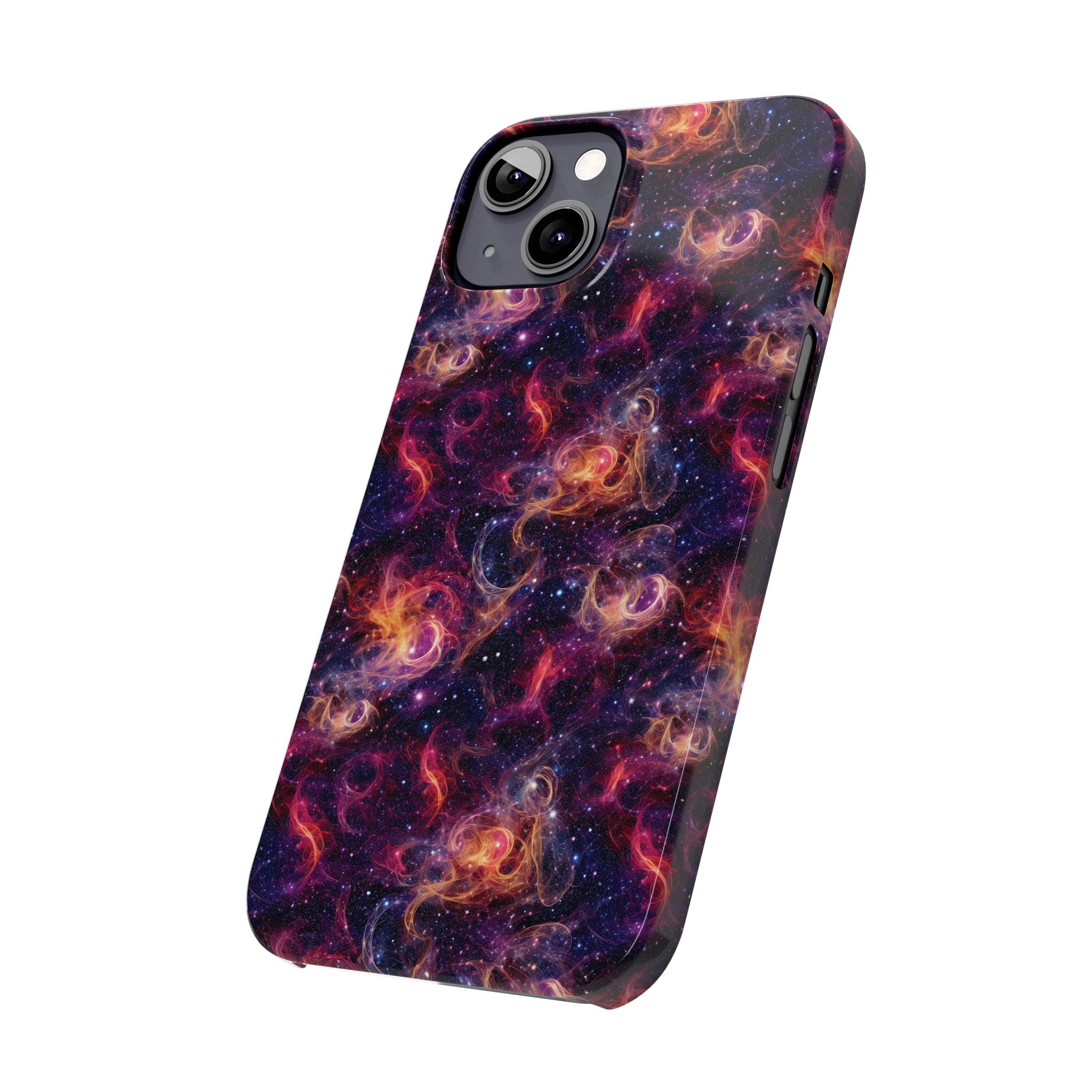 Slim Phone Cases (AOP) - Seamless Fantasy Galaxies 01