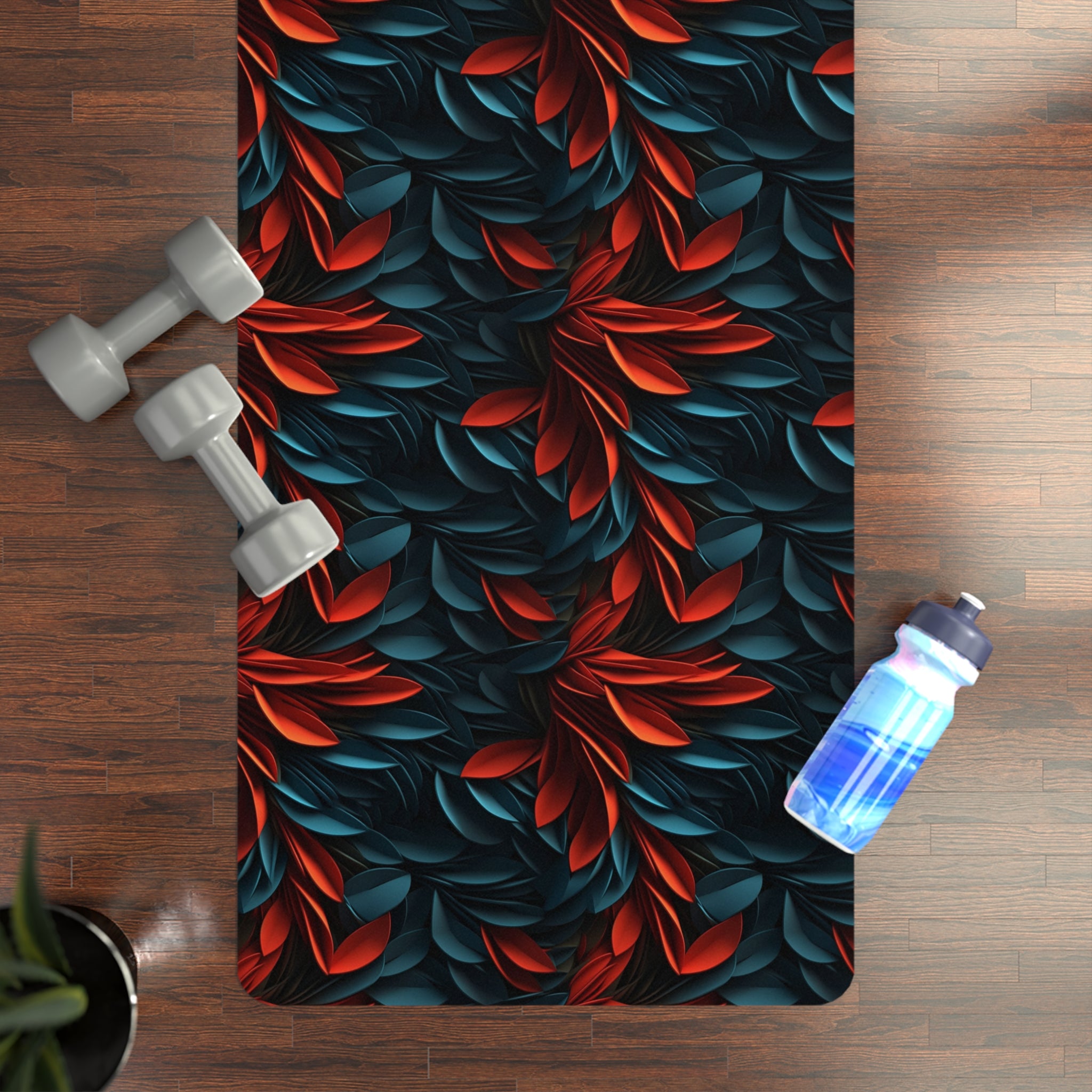 Rubber Yoga Mat (AOP) - Serenity Designs 09