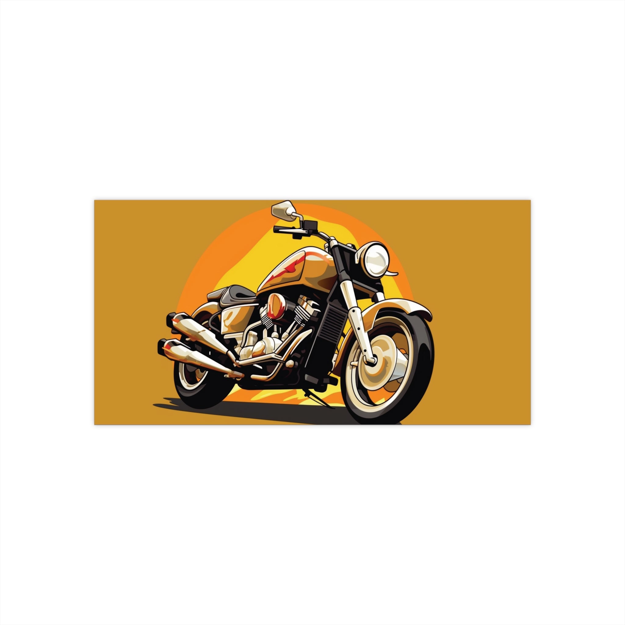 Bumper Stickers - Pop Art Designs, Motorcycle 05