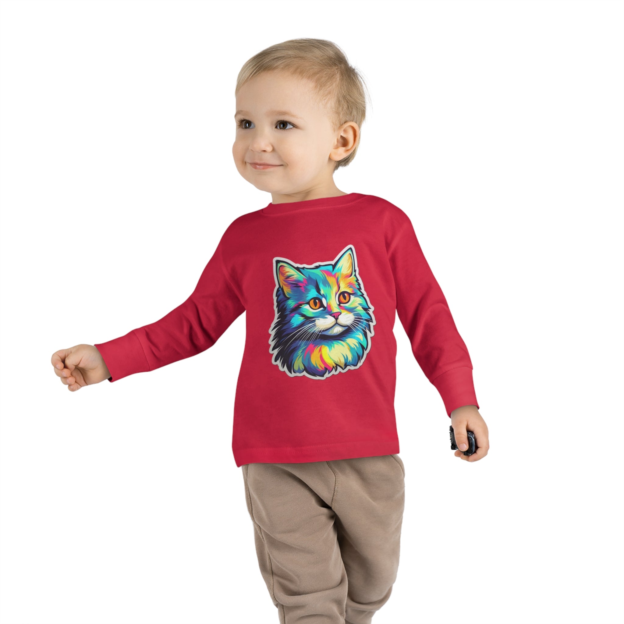 Toddler Long Sleeve Tee - Kittens 01