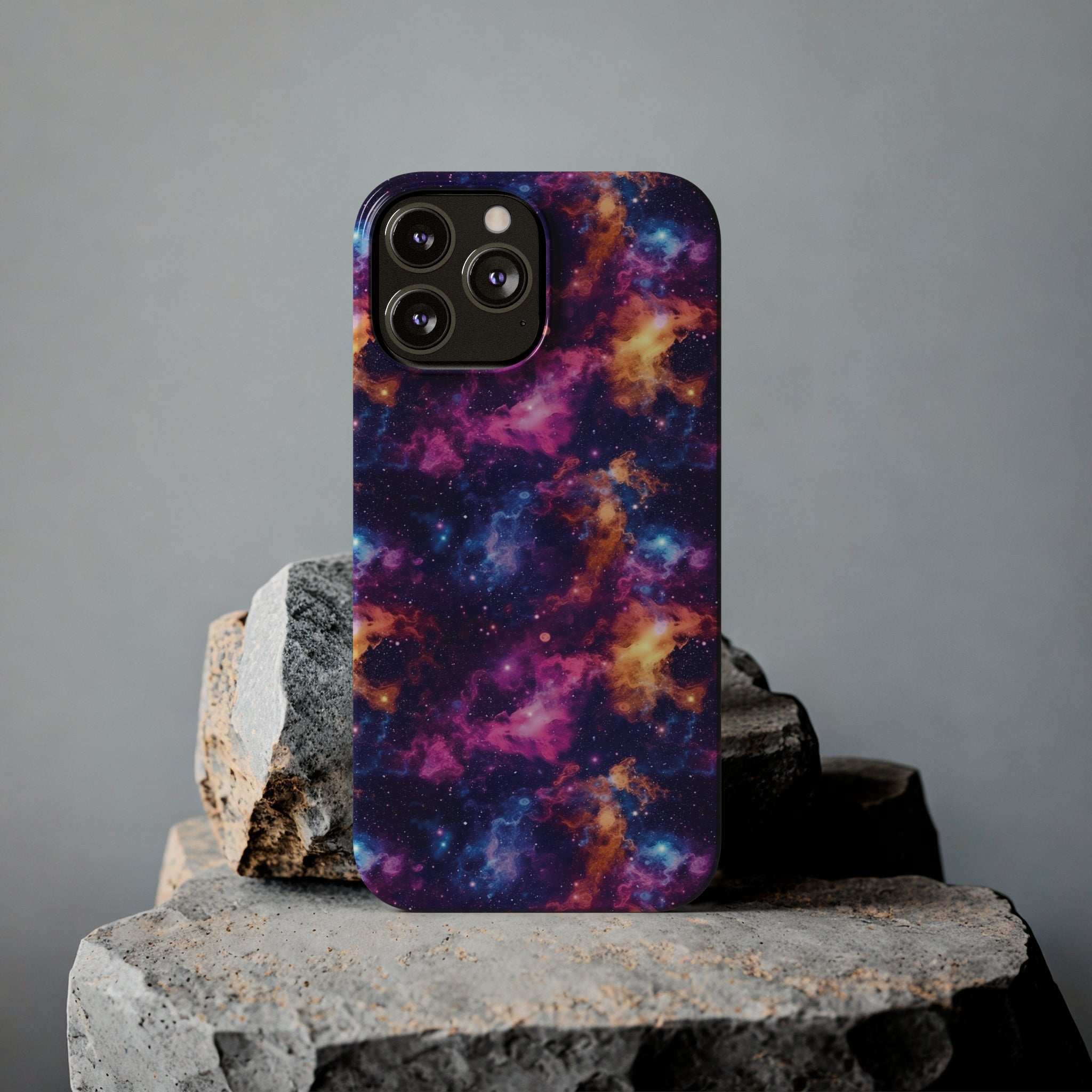 Slim Phone Cases (AOP) - Seamless Fantasy Galaxies 06