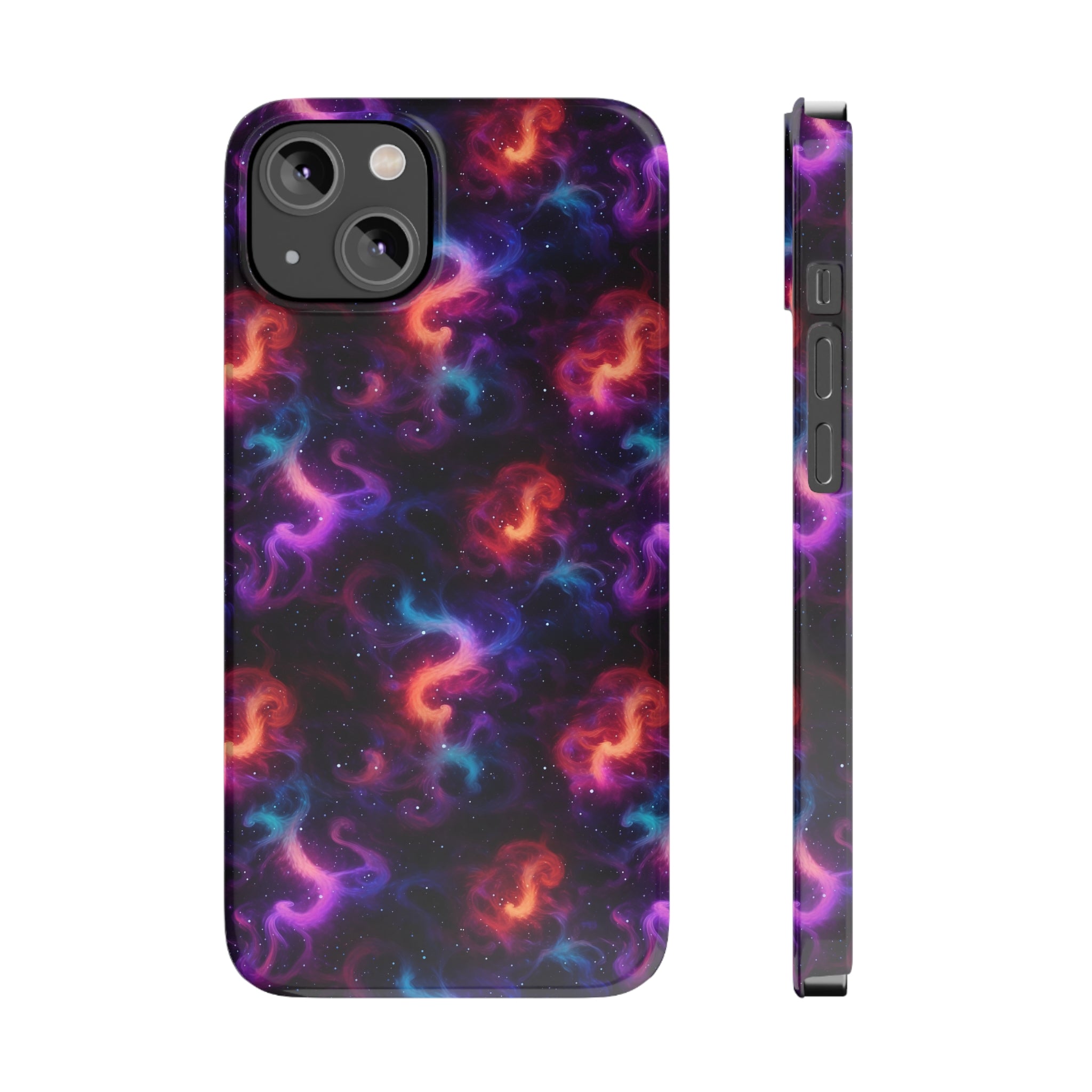 Slim Phone Cases (AOP) - Seamless Fantasy Galaxies 05