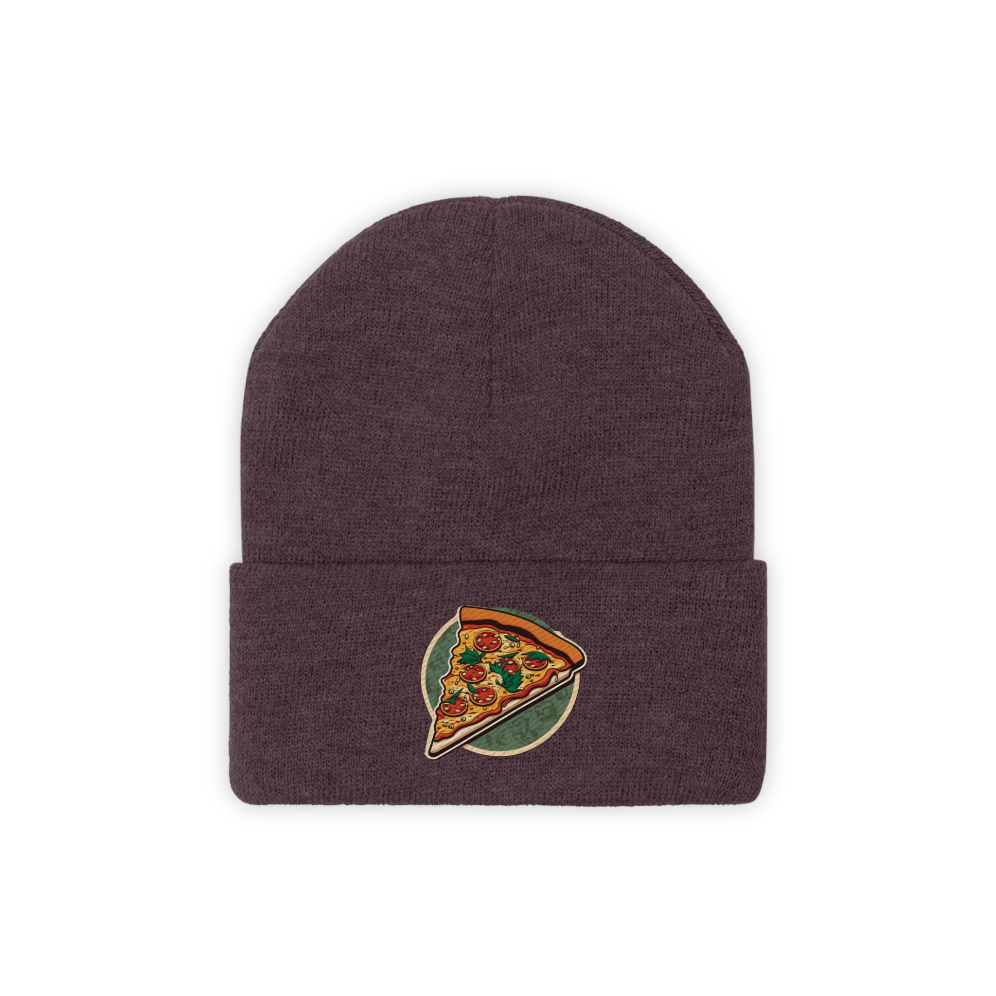 Knit Beanie - Pizza Pop Art 02