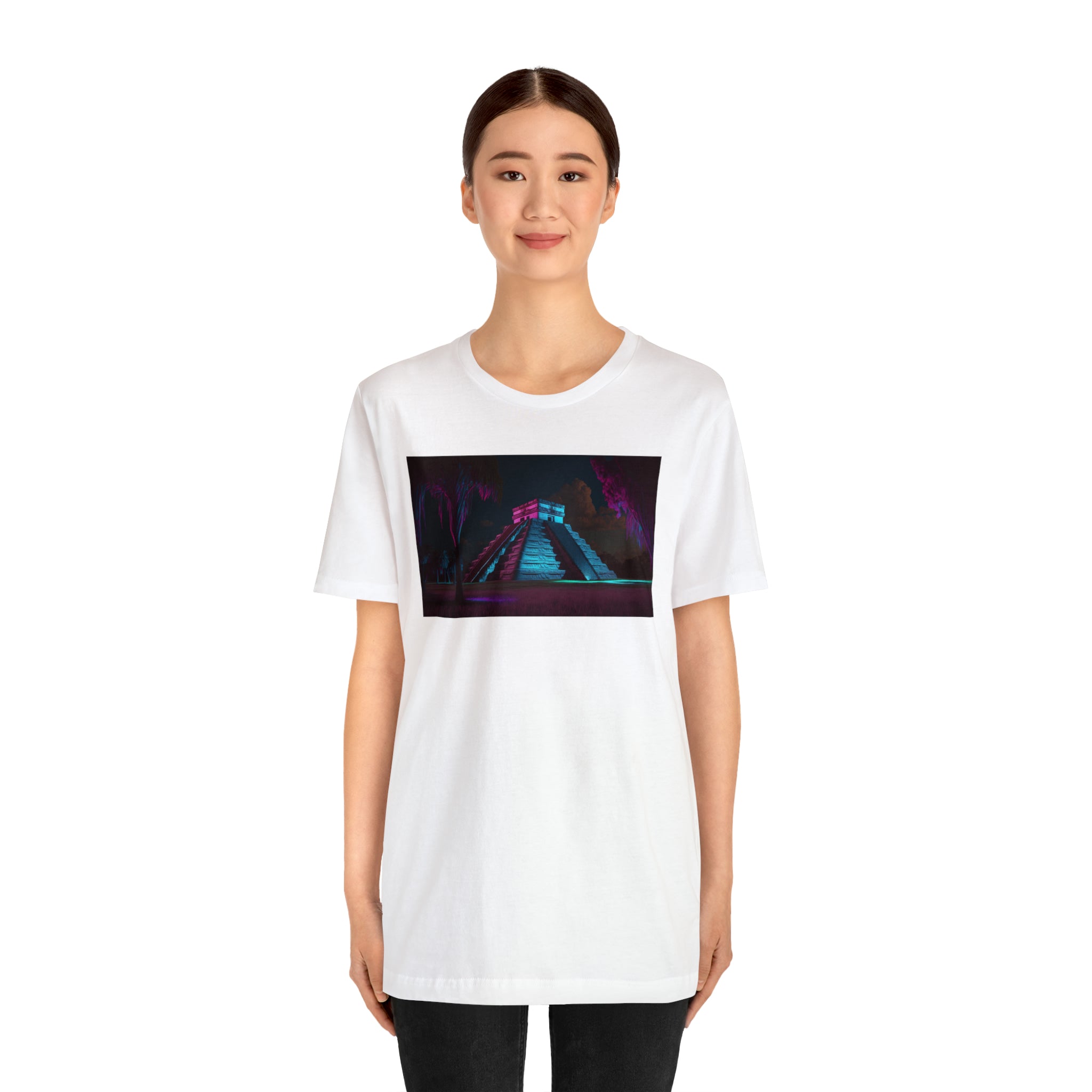 Unisex Jersey Short Sleeve Tee - Chichen Itza, Mexico