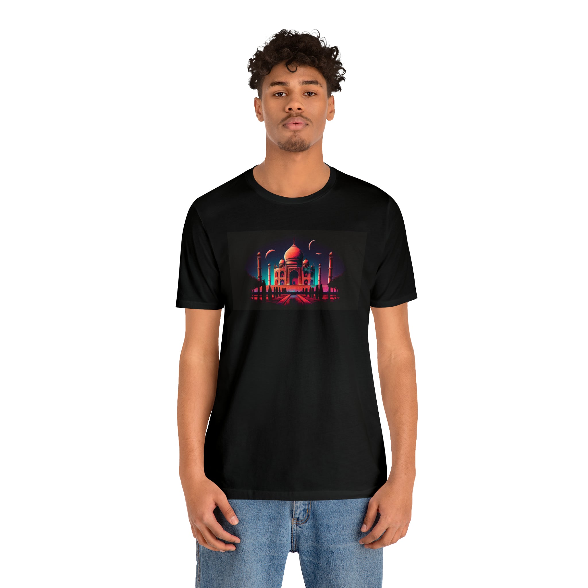 Unisex Jersey Short Sleeve Tee - Taj Mahal, Agra, India