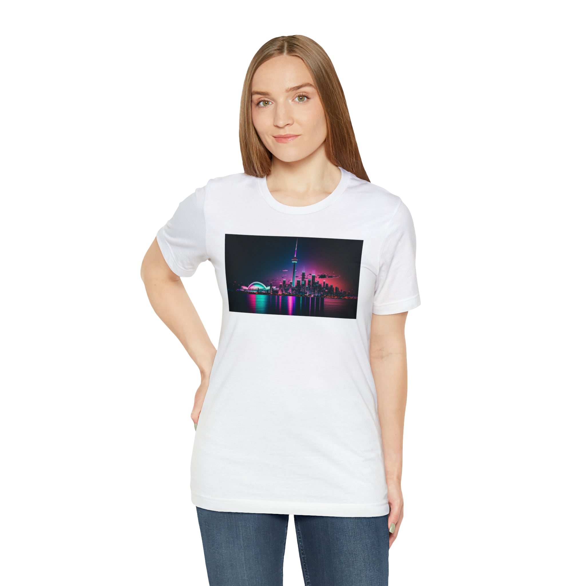 Unisex Jersey Short Sleeve Tee - CN Tower, Canada