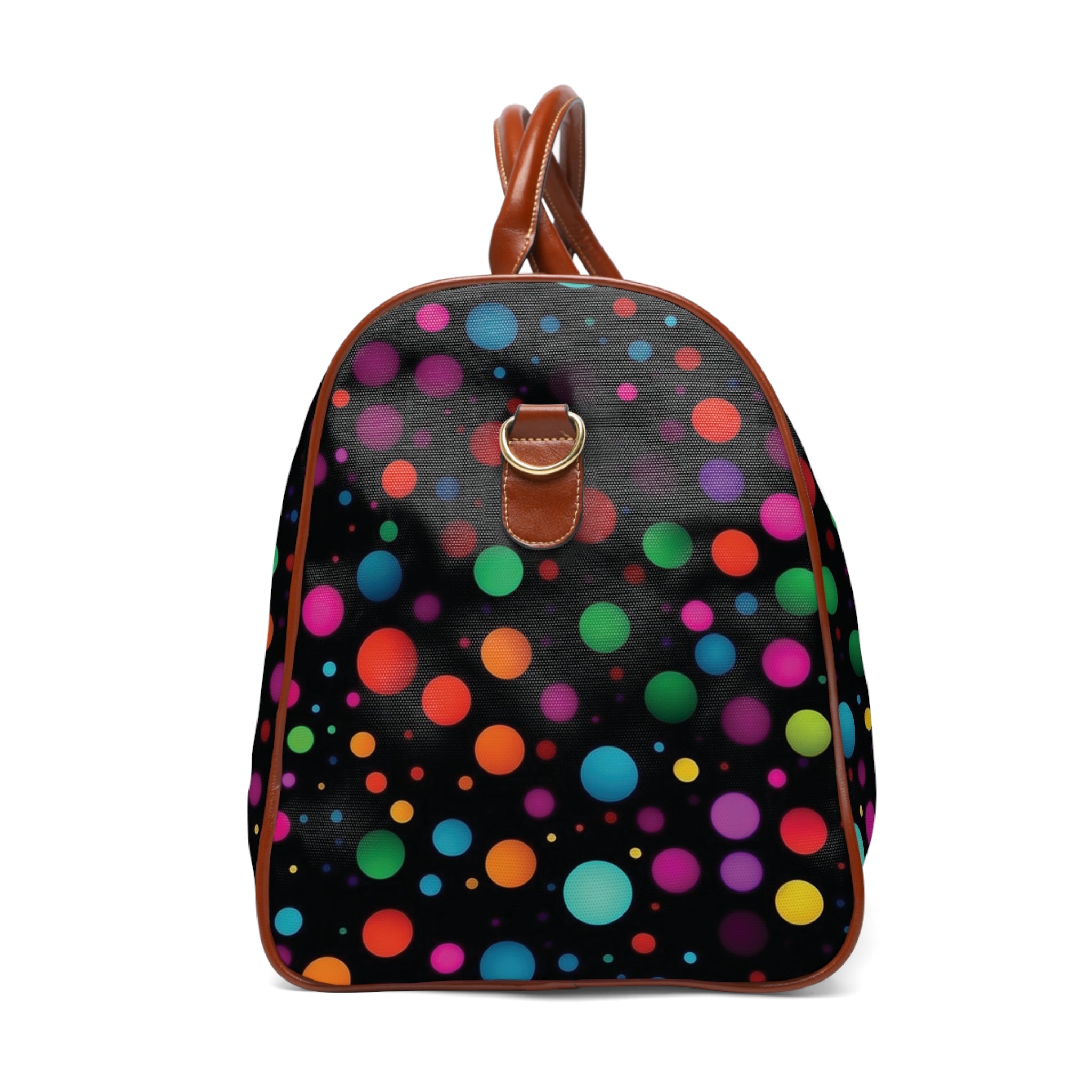 Waterproof Travel Bag (AOP) - Polka Dots Design 07