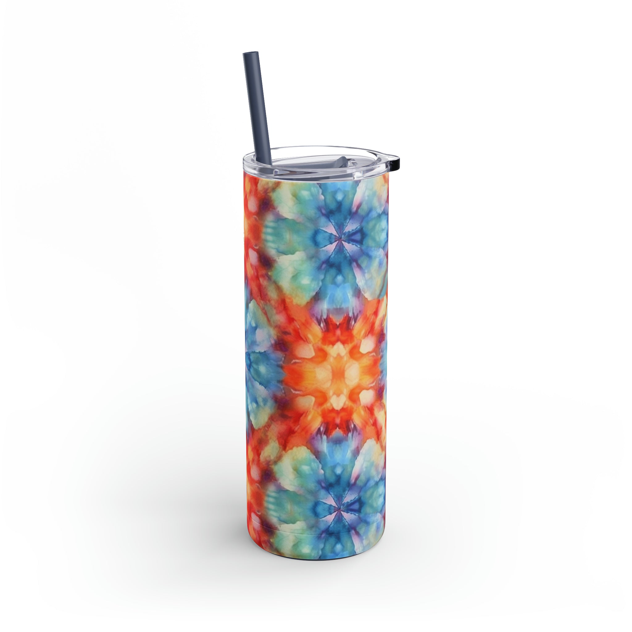 Maars Maker Skinny Matte Tumbler, 20oz - Tie Dye, Abstract Designs 03