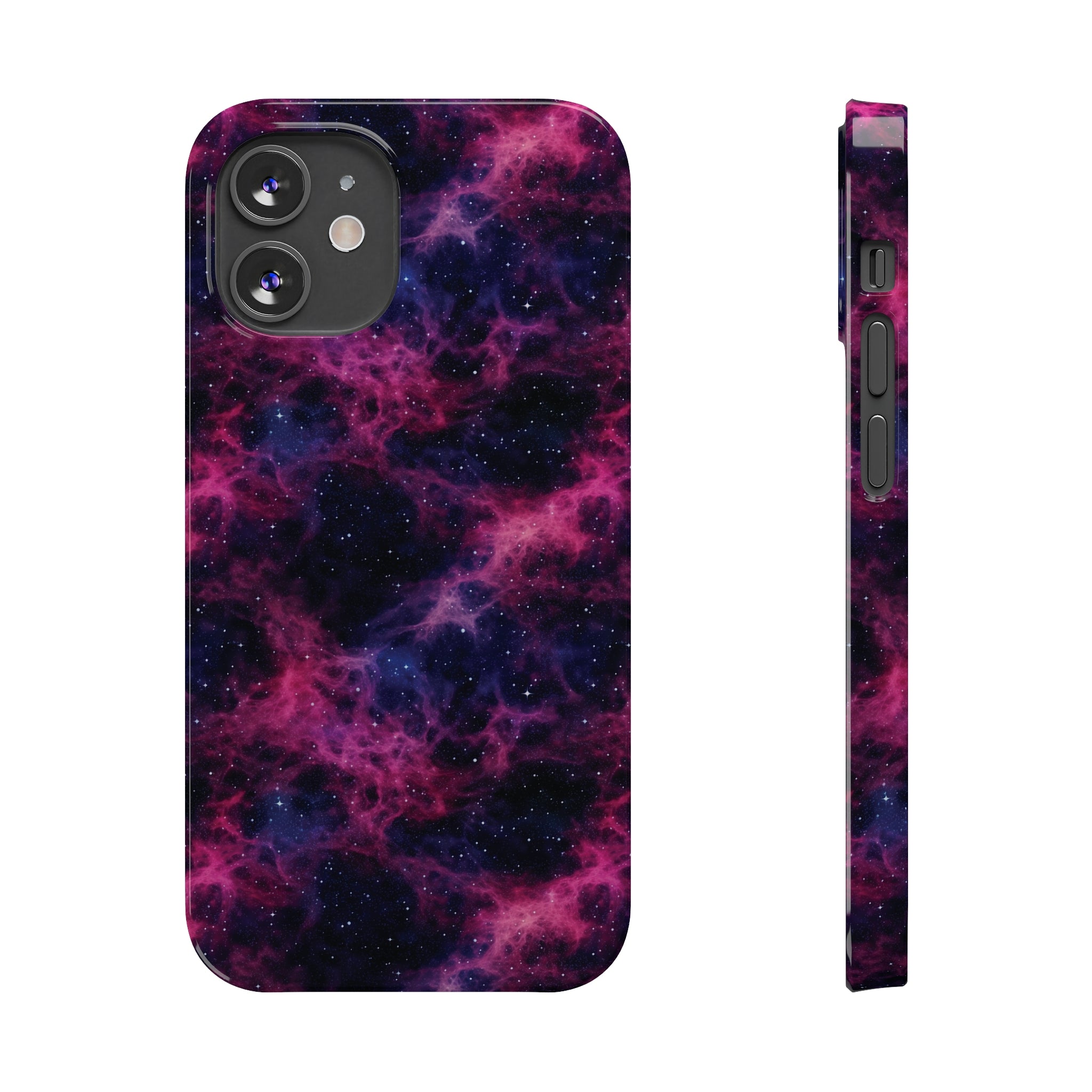 Slim Phone Cases (AOP) - Seamless Fantasy Galaxies 02