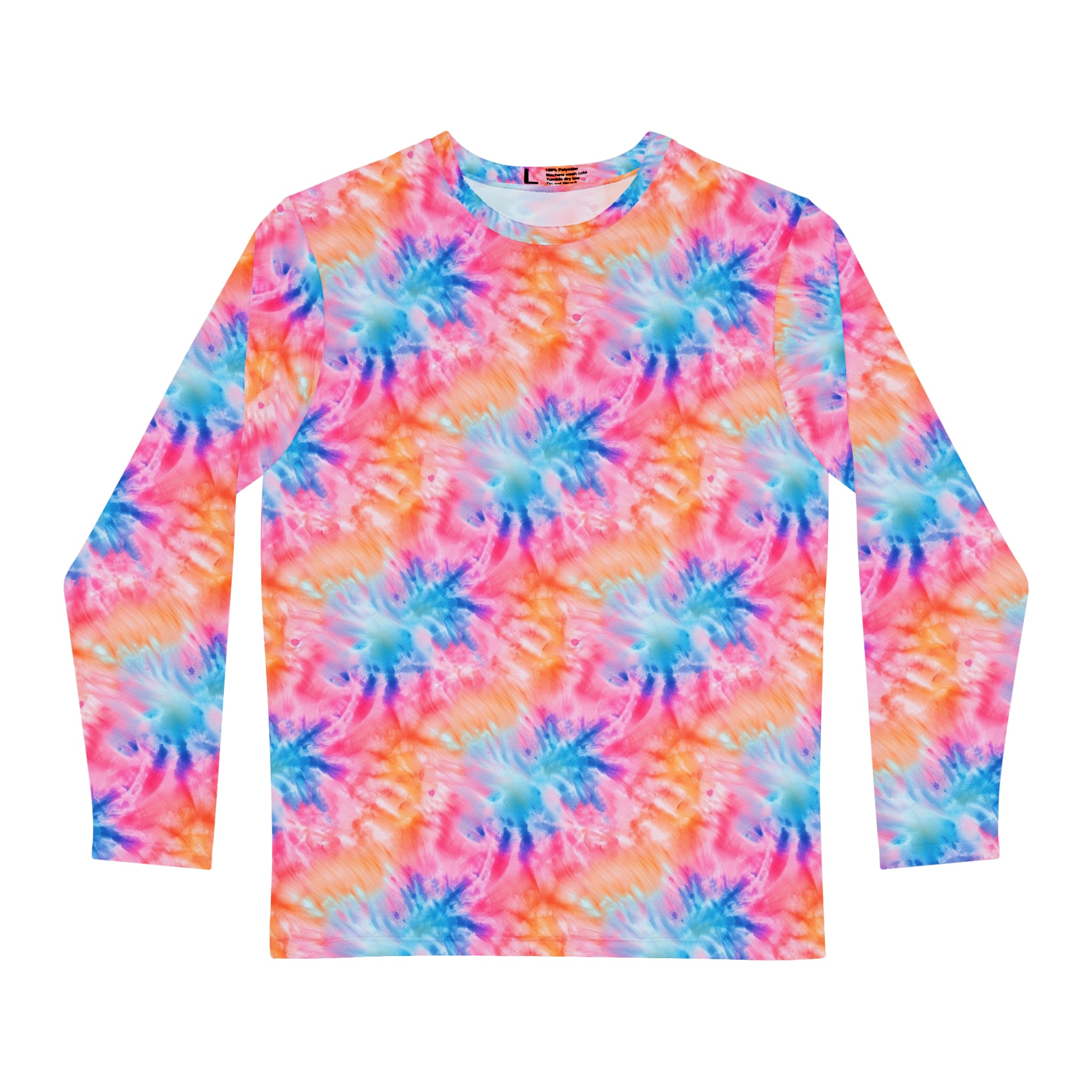 Men's Long Sleeve Shirt (AOP) - Tie Dye Designs 01