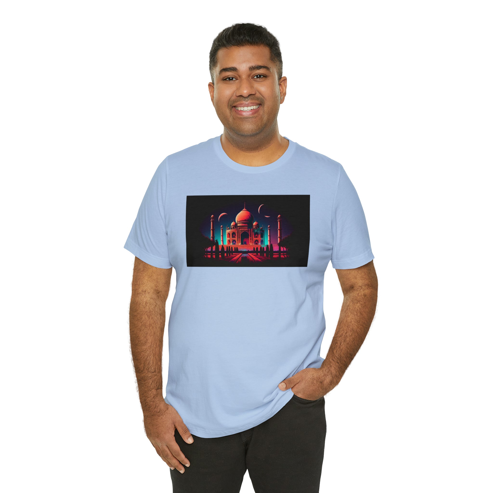 Unisex Jersey Short Sleeve Tee - Taj Mahal, Agra, India