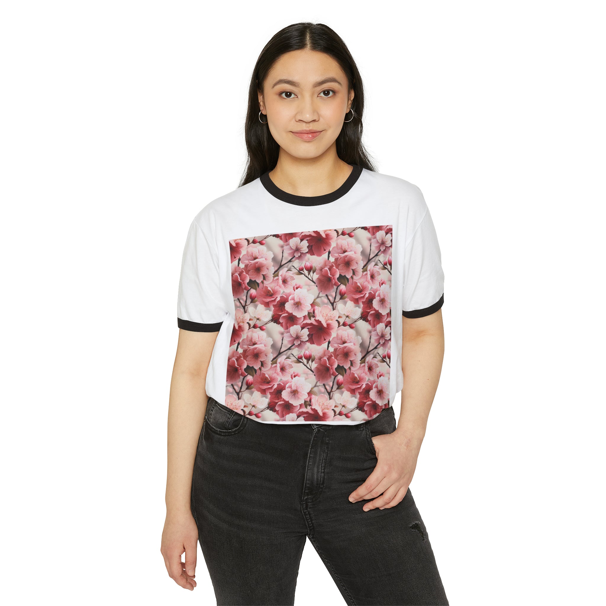 Unisex Cotton Ringer T-Shirt - Abstract Designs 10