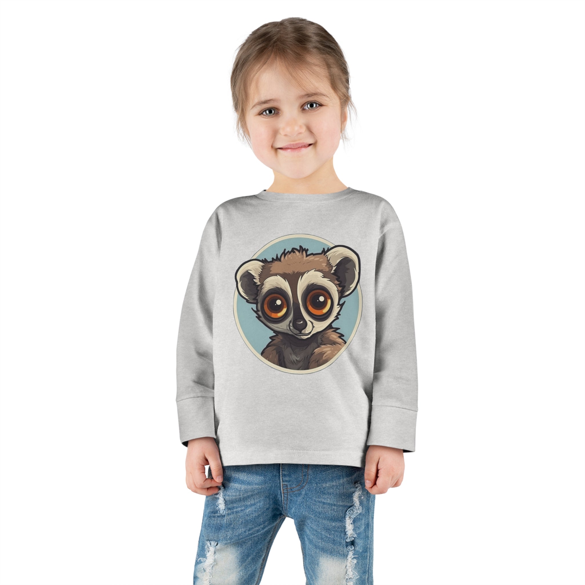 Toddler Long Sleeve Tee - Lemur Pup