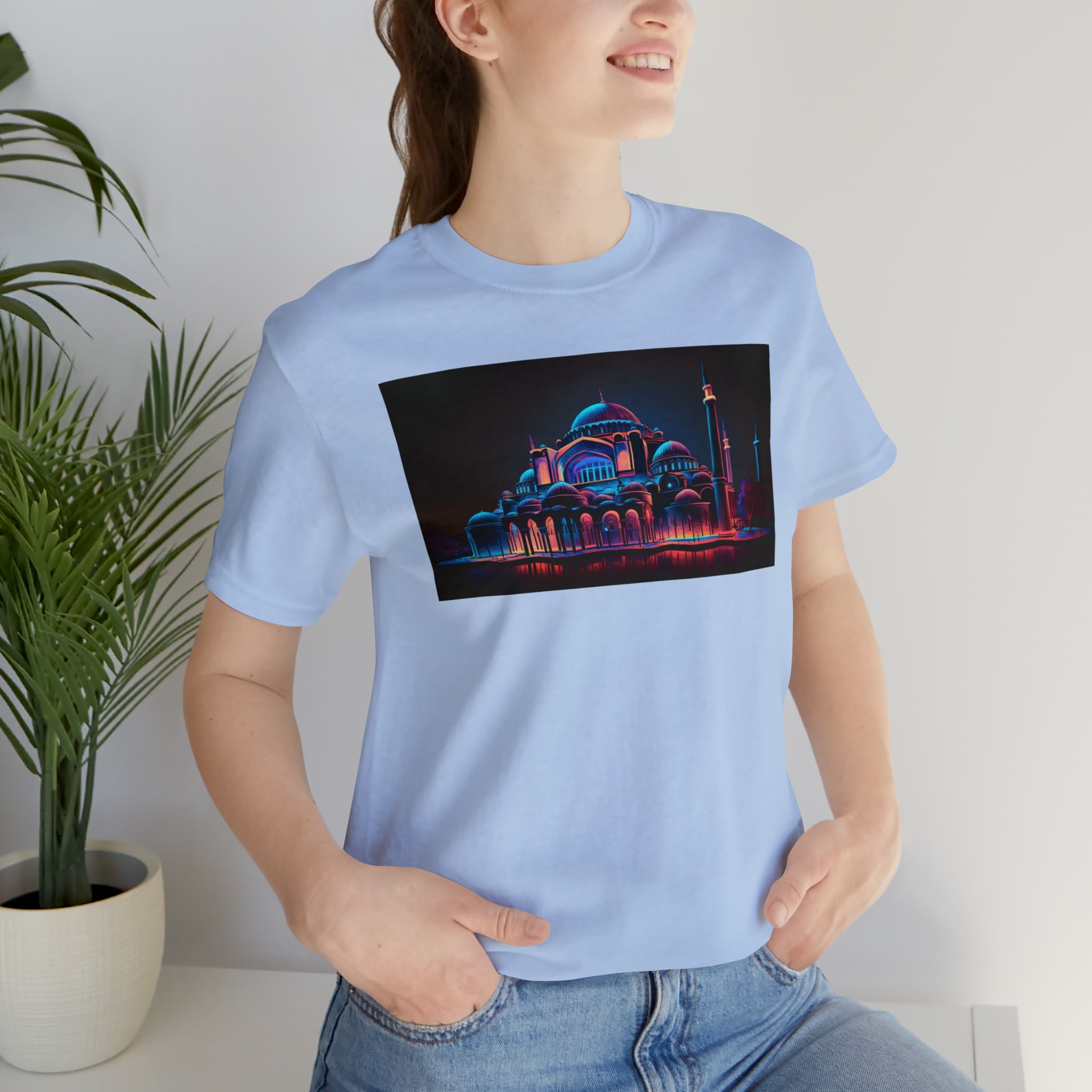 Unisex Jersey Short Sleeve Tee - Hagia Sophia, Türkiye