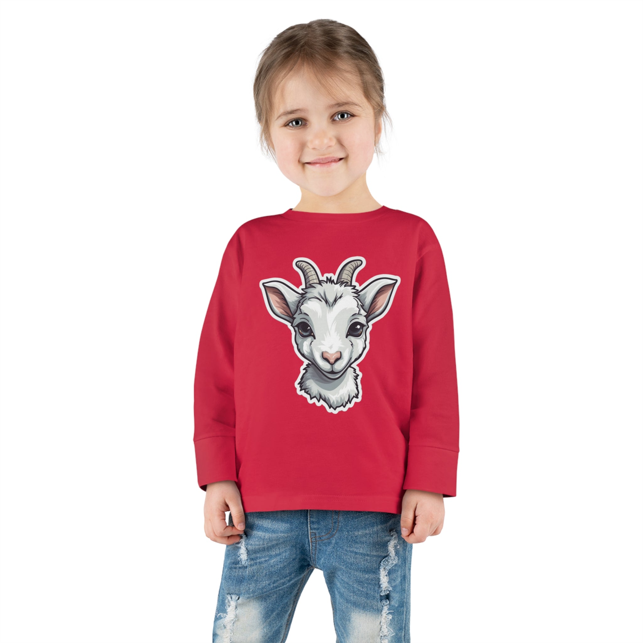 Toddler Long Sleeve Tee - Goat Kid