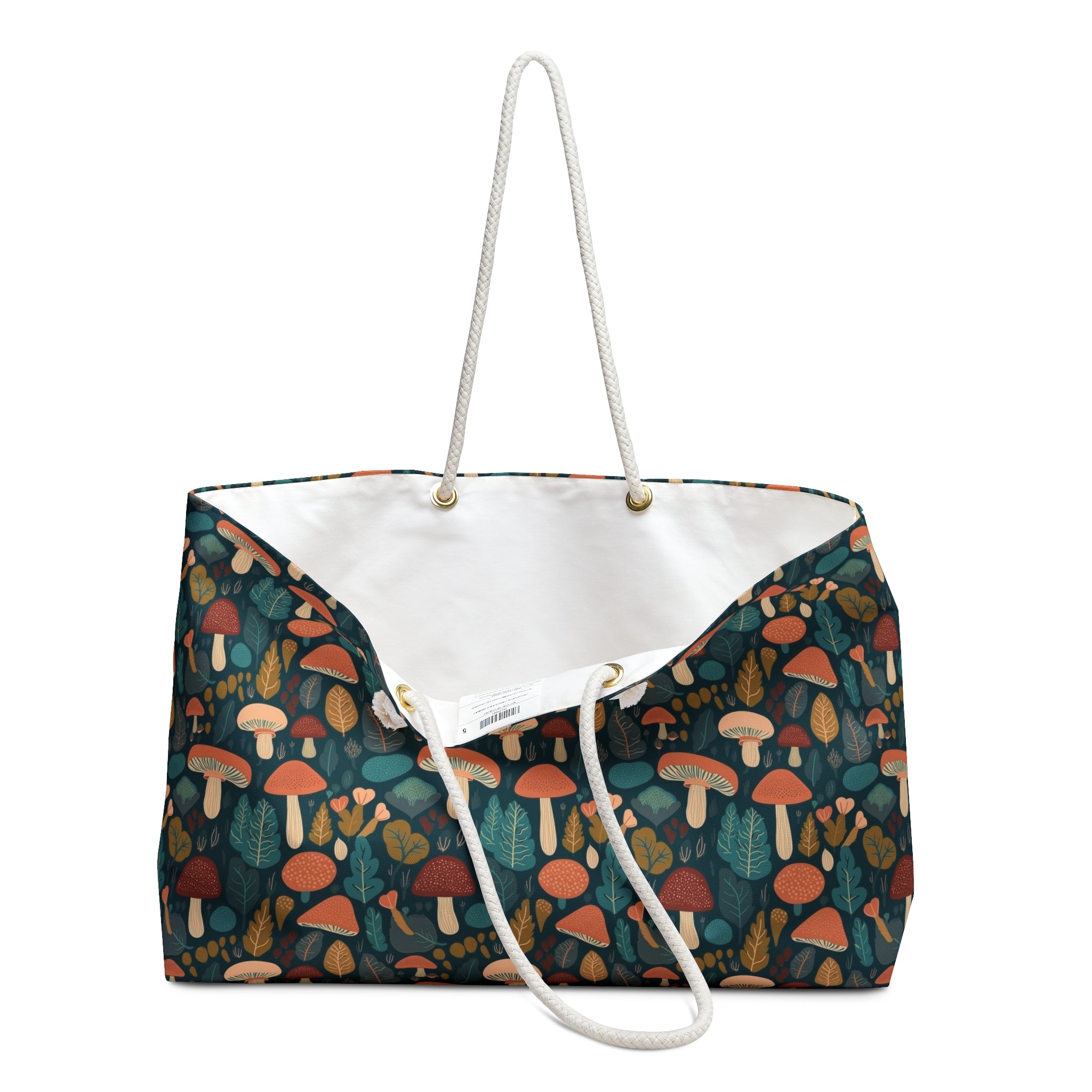 Weekender Bag (AOP) - Seamless Mushroom Designs 01