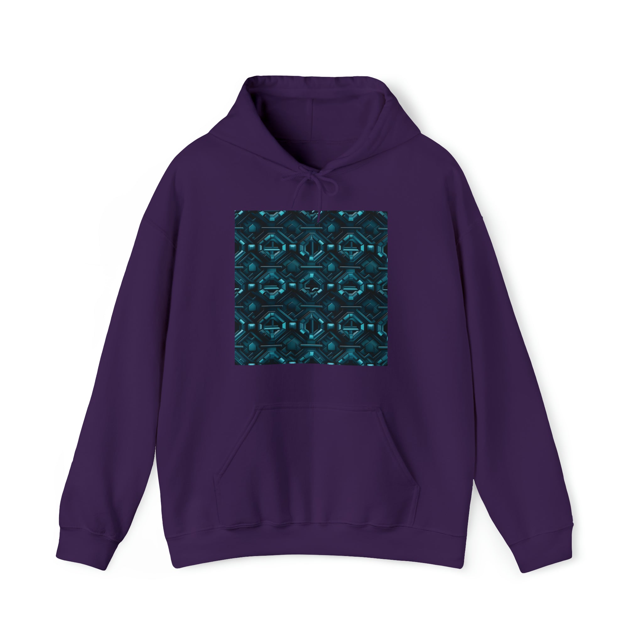 Unisex Heavy Blend™ Hooded Sweatshirt - Abstract Neon Designs 08