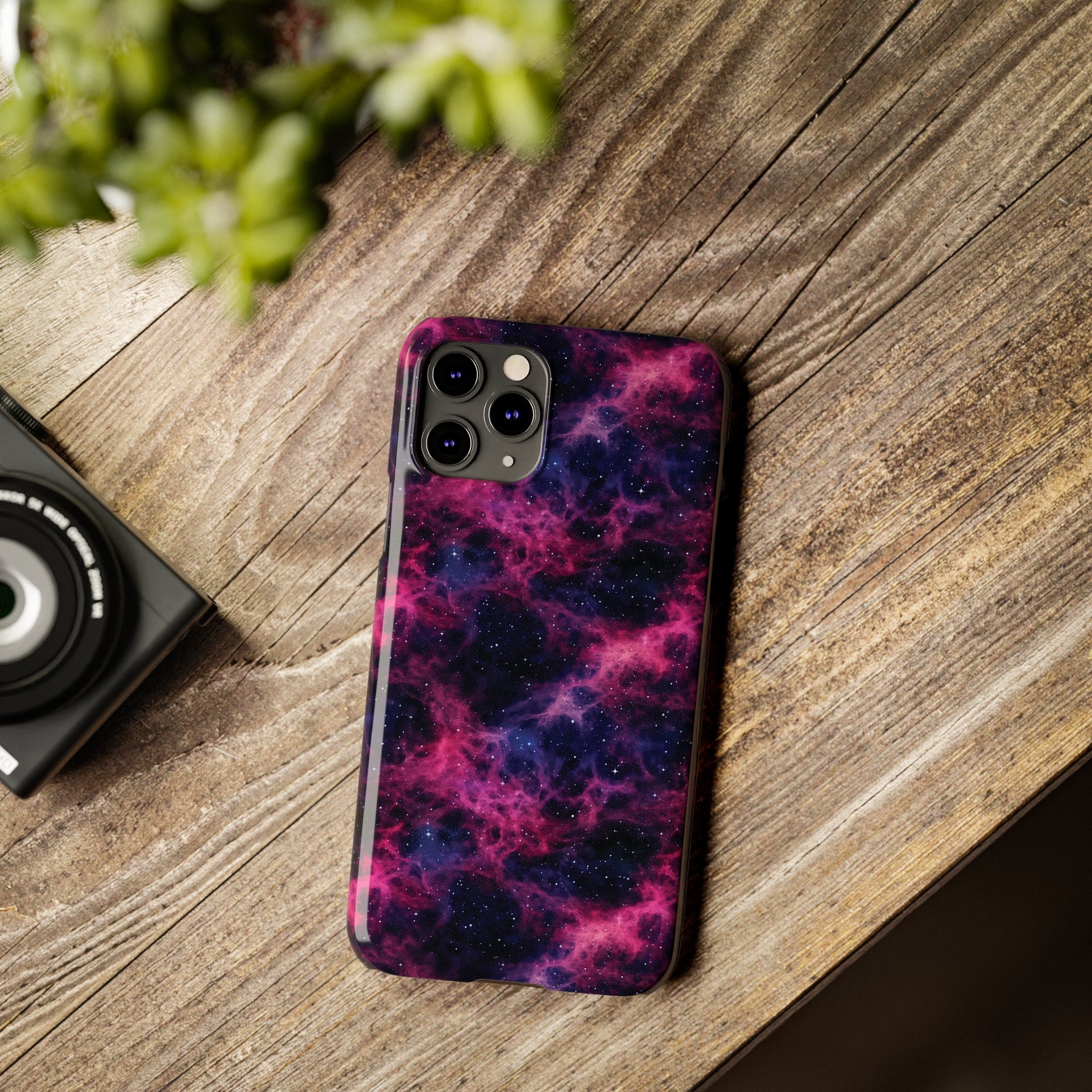 Slim Phone Cases (AOP) - Seamless Fantasy Galaxies 02