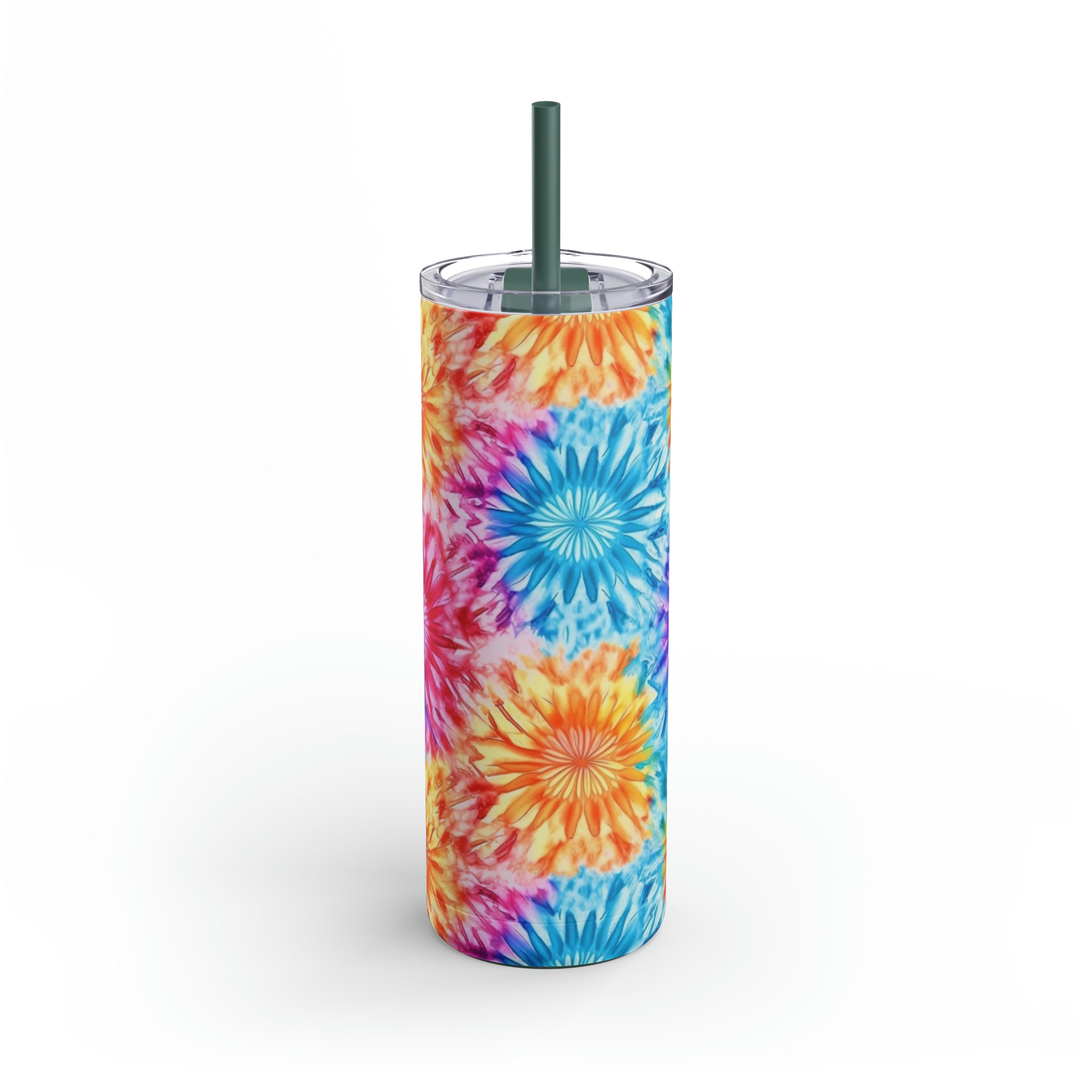 Maars Maker Skinny Matte Tumbler, 20oz - Tie Dye, Abstract Designs 02