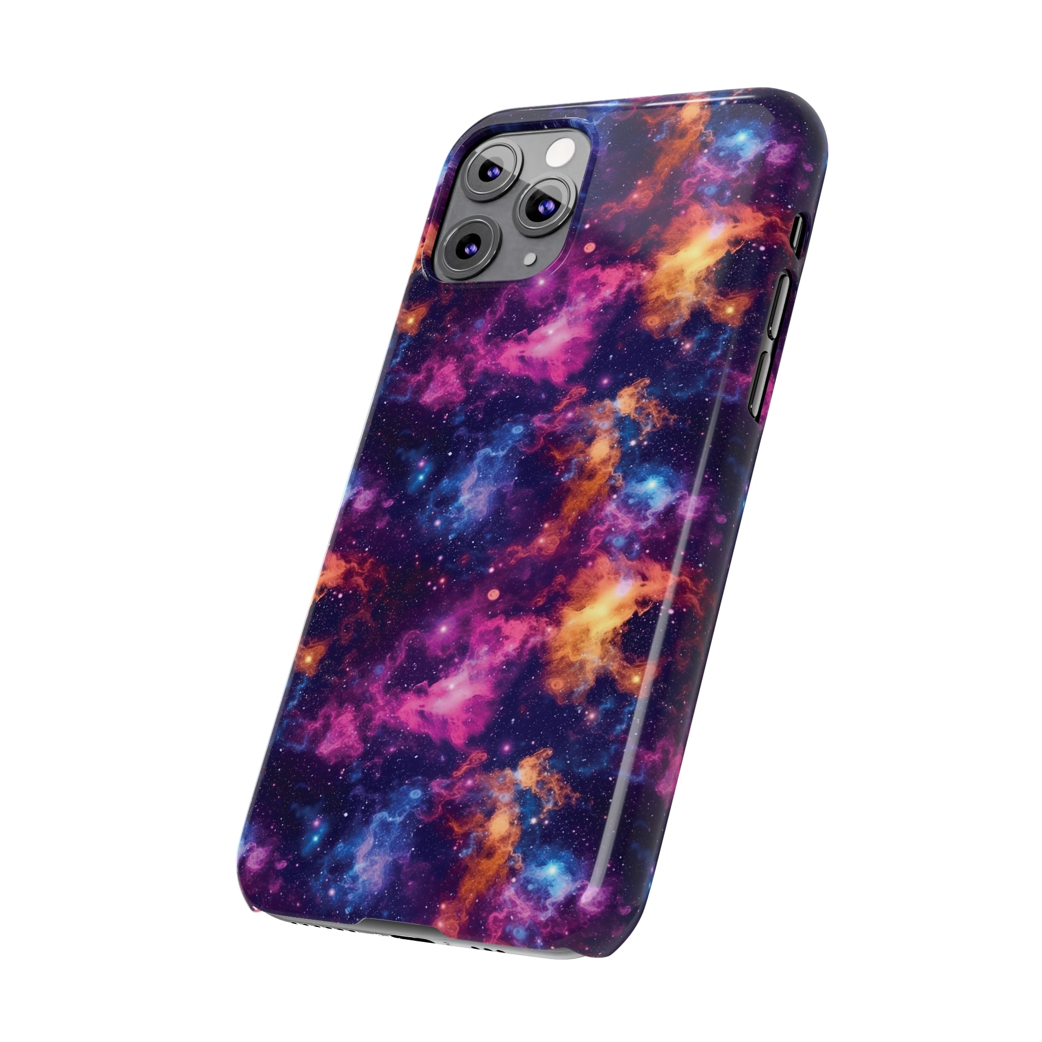 Slim Phone Cases (AOP) - Seamless Fantasy Galaxies 06