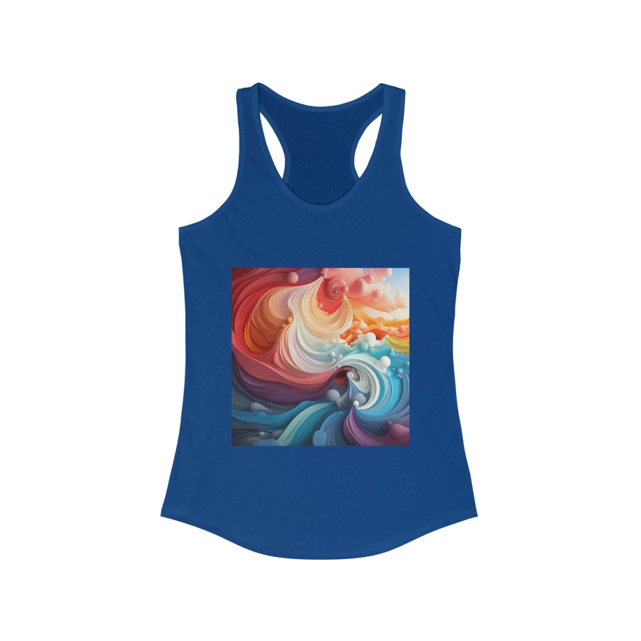 Women's Ideal Racerback Tank - Vector Art Design 15