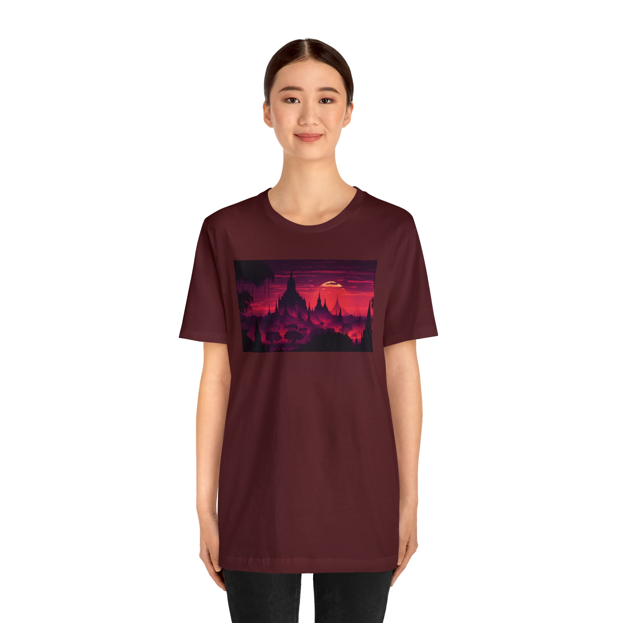 Unisex Jersey Short Sleeve Tee - Bagan, Myanmar