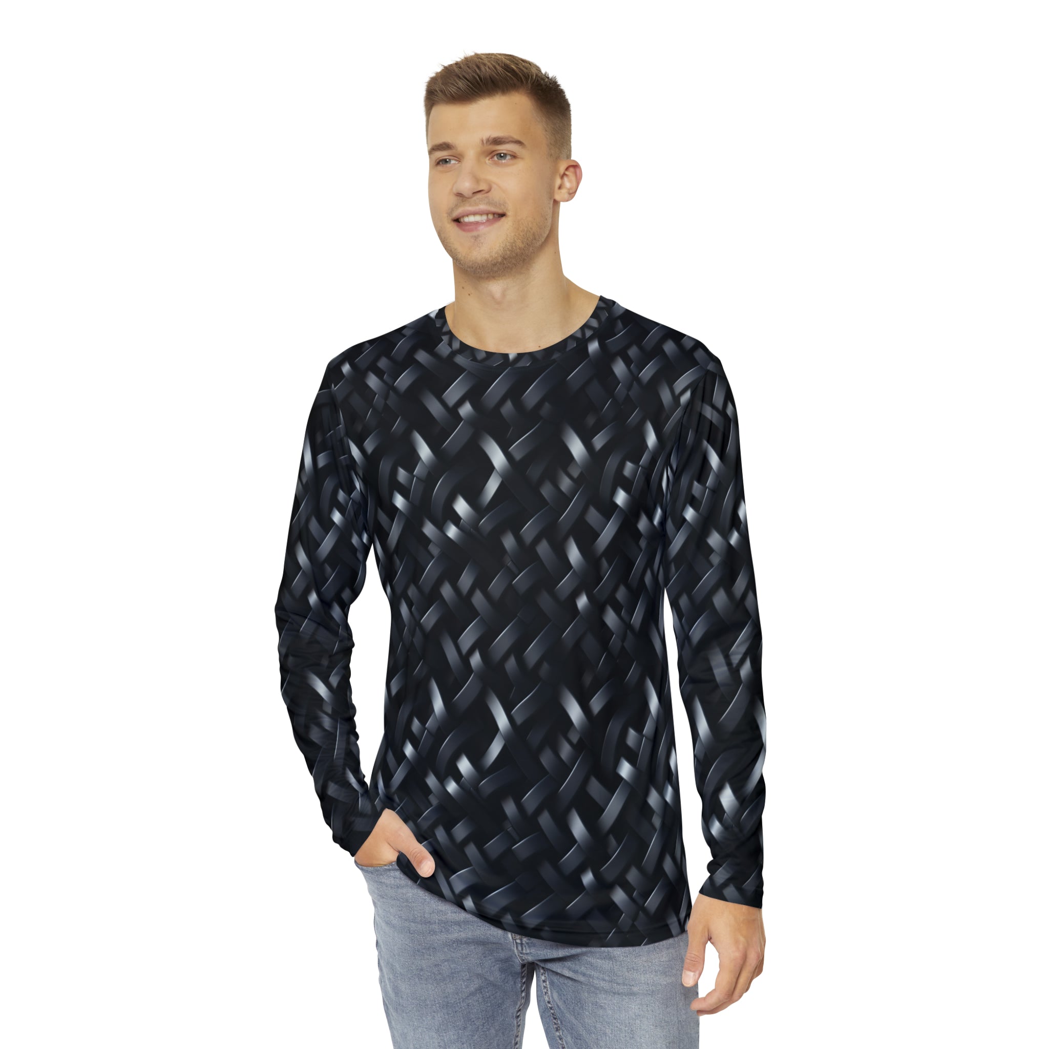 Men's Long Sleeve Shirt (AOP) - Designs 02