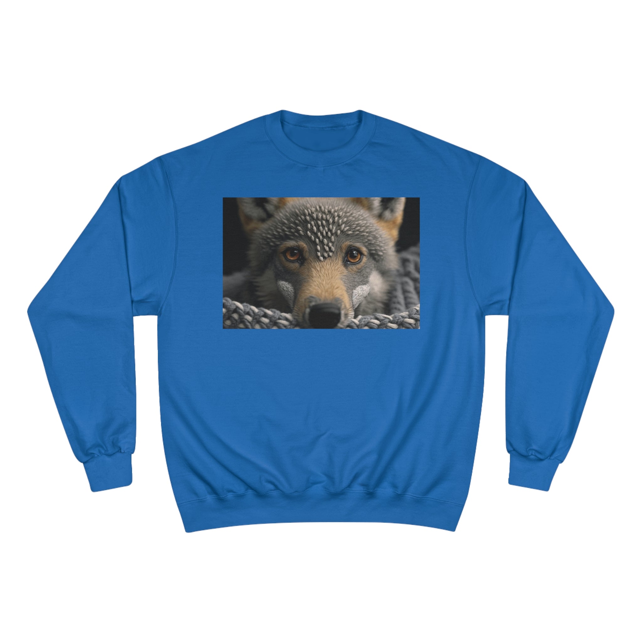 Champion Sweatshirt - Knit Animals, Wolf Pup