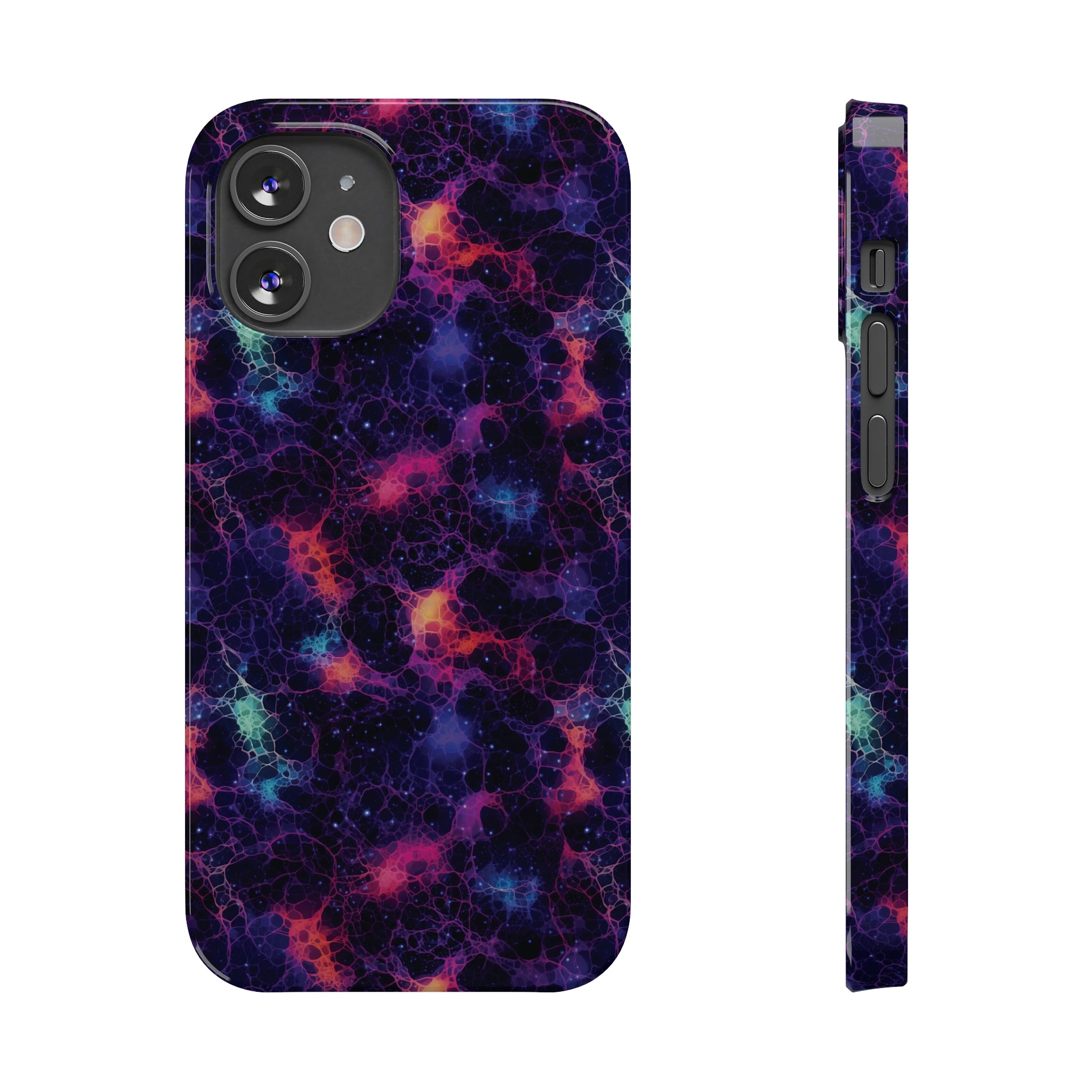 Slim Phone Cases (AOP) - Seamless Fantasy Galaxies 08