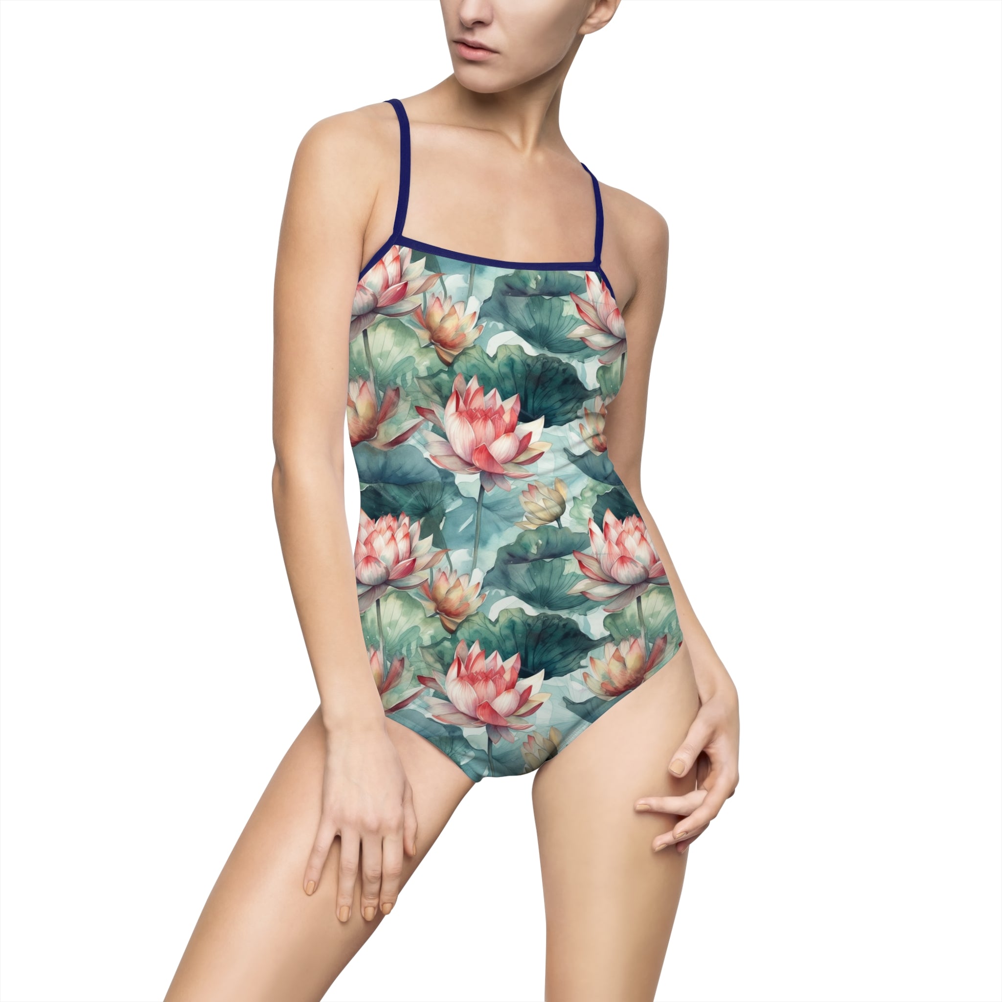 Women's One-piece Swimsuit (AOP) - Vibrant Designs 09