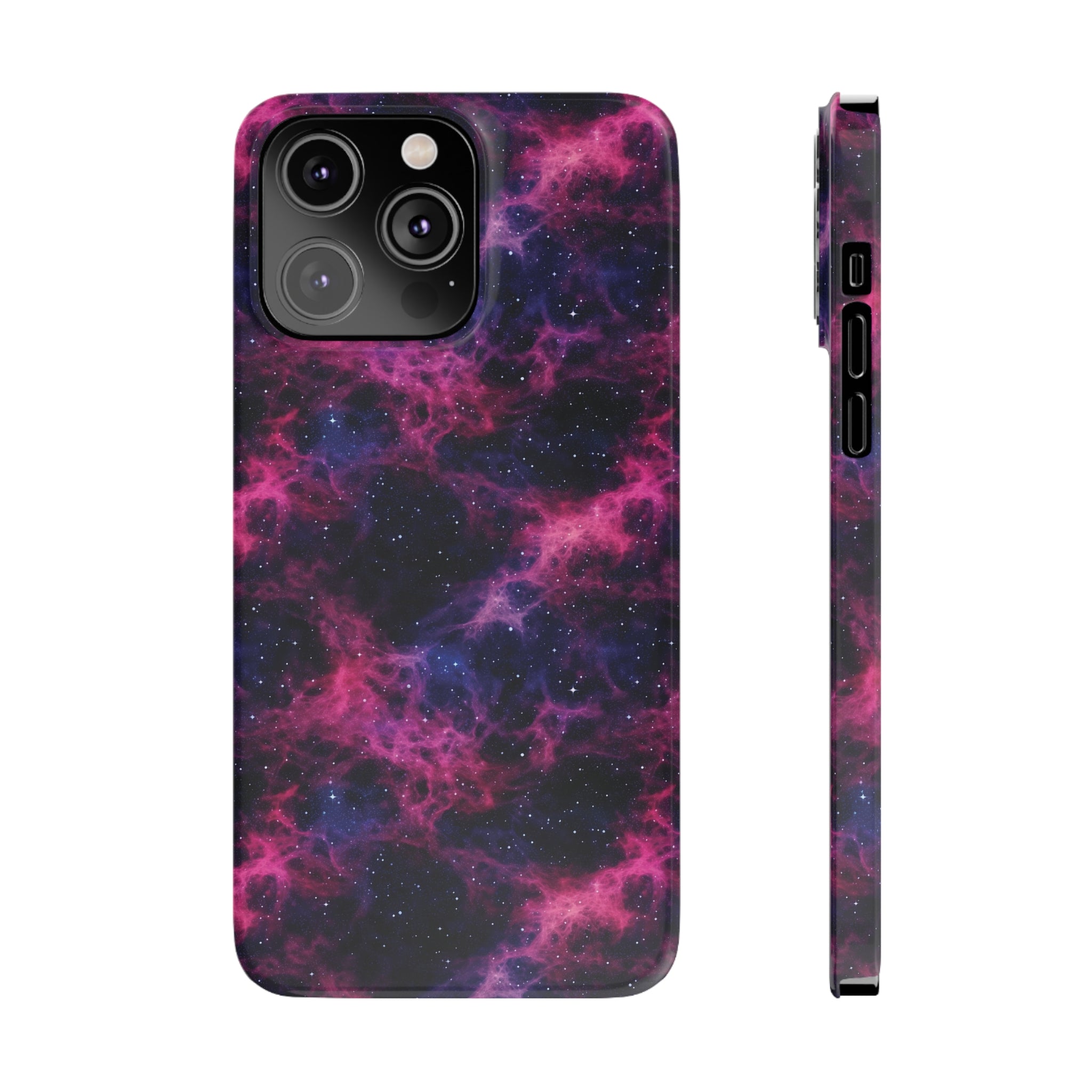 Slim Phone Cases (AOP) - Seamless Fantasy Galaxies 02