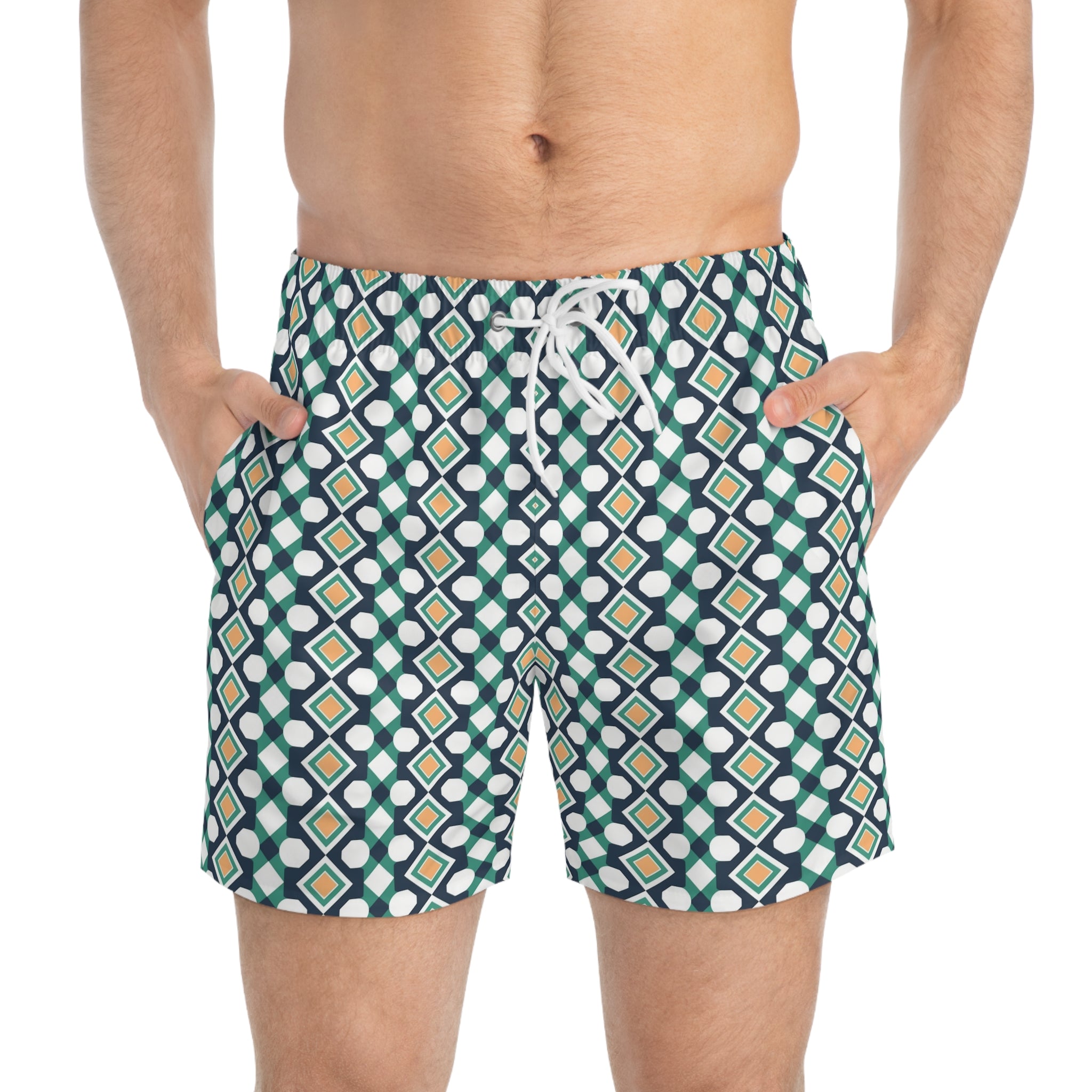 Swim Trunks (AOP) - Seamless Minimalistic Designs 02