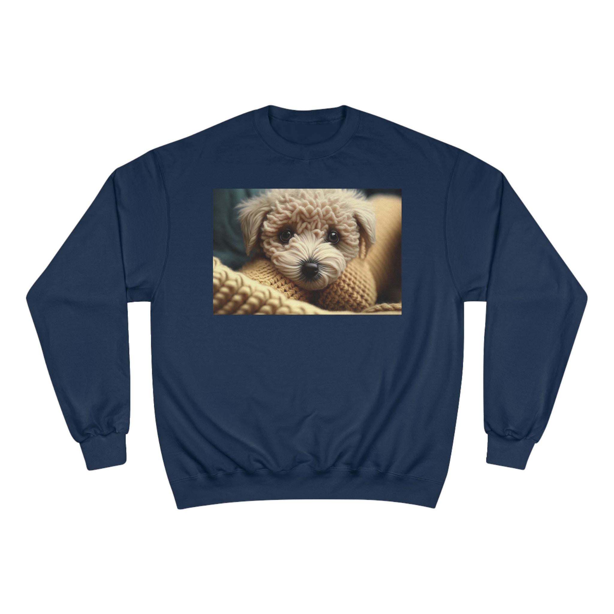 Champion Sweatshirt - Knit Animals, Puppy