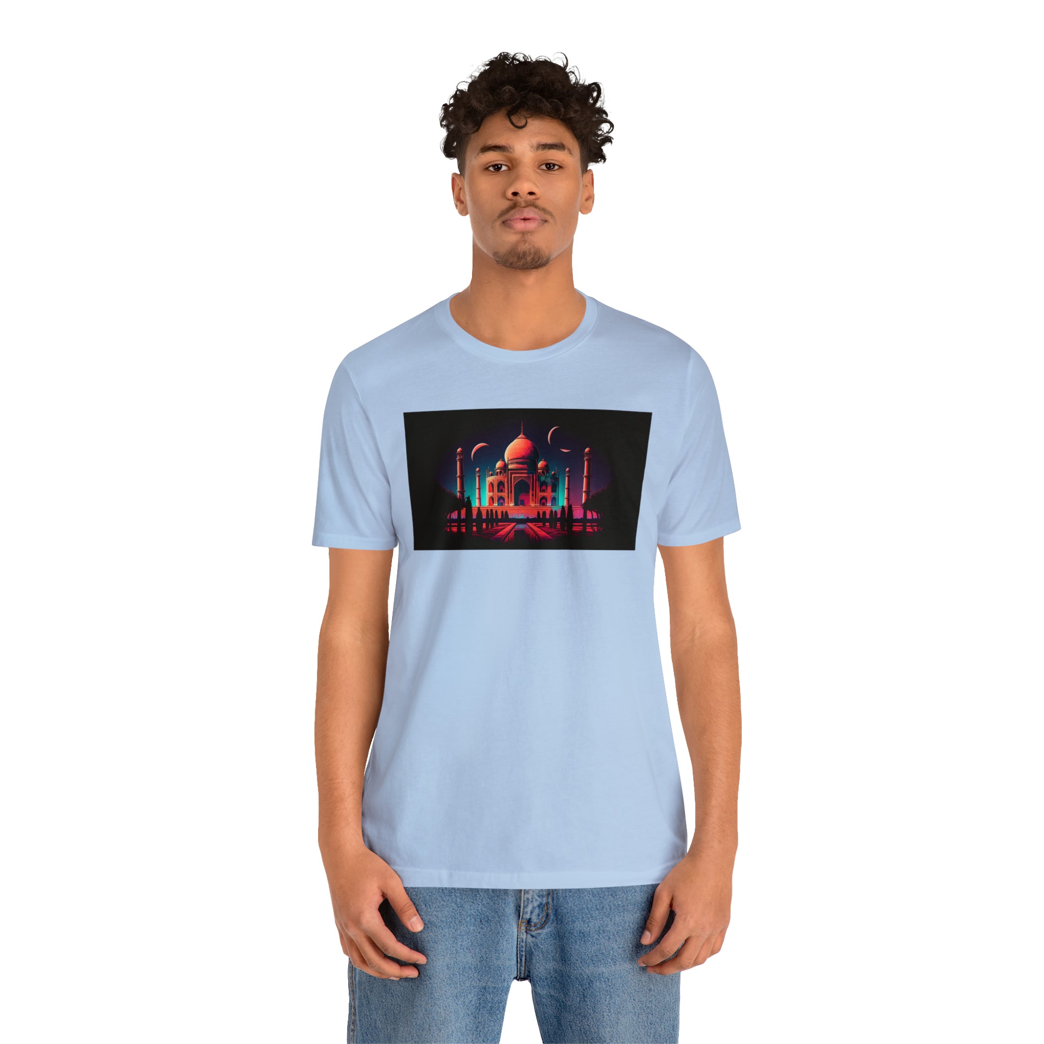 Unisex Jersey Short Sleeve Tee - Taj Mahal, Agra, India