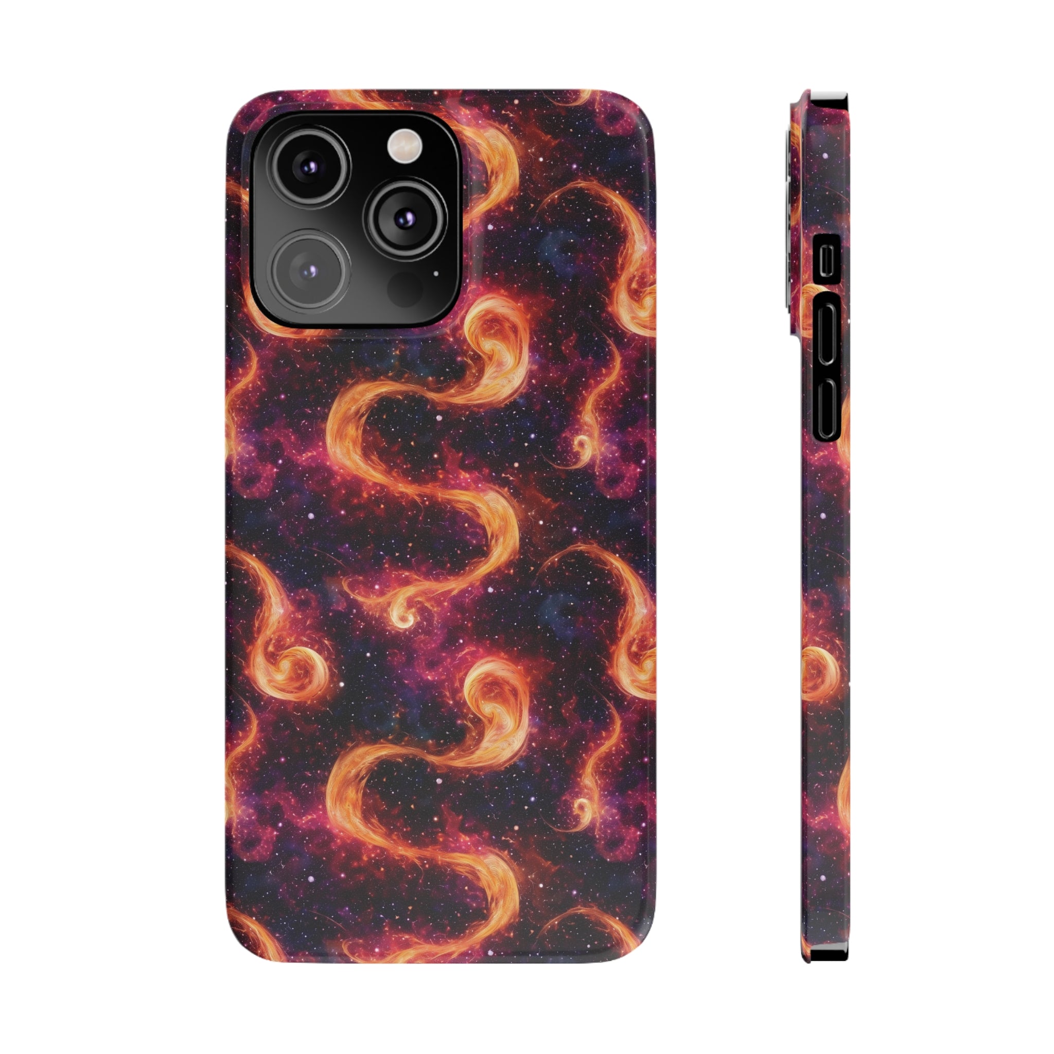 Slim Phone Cases (AOP) - Seamless Fantasy Galaxies 03