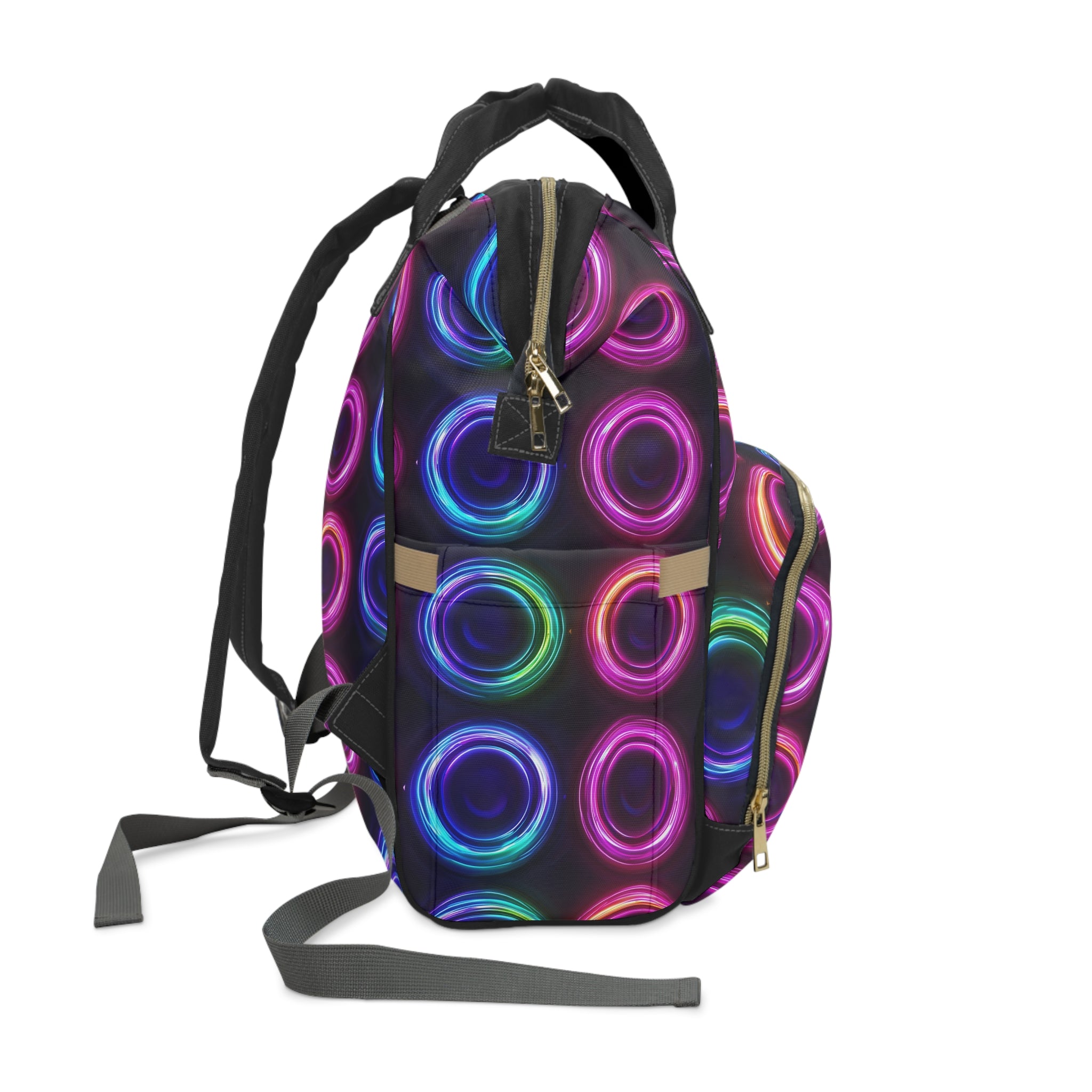 Multifunctional Diaper Backpack (AOP) - Abstract Designs 05