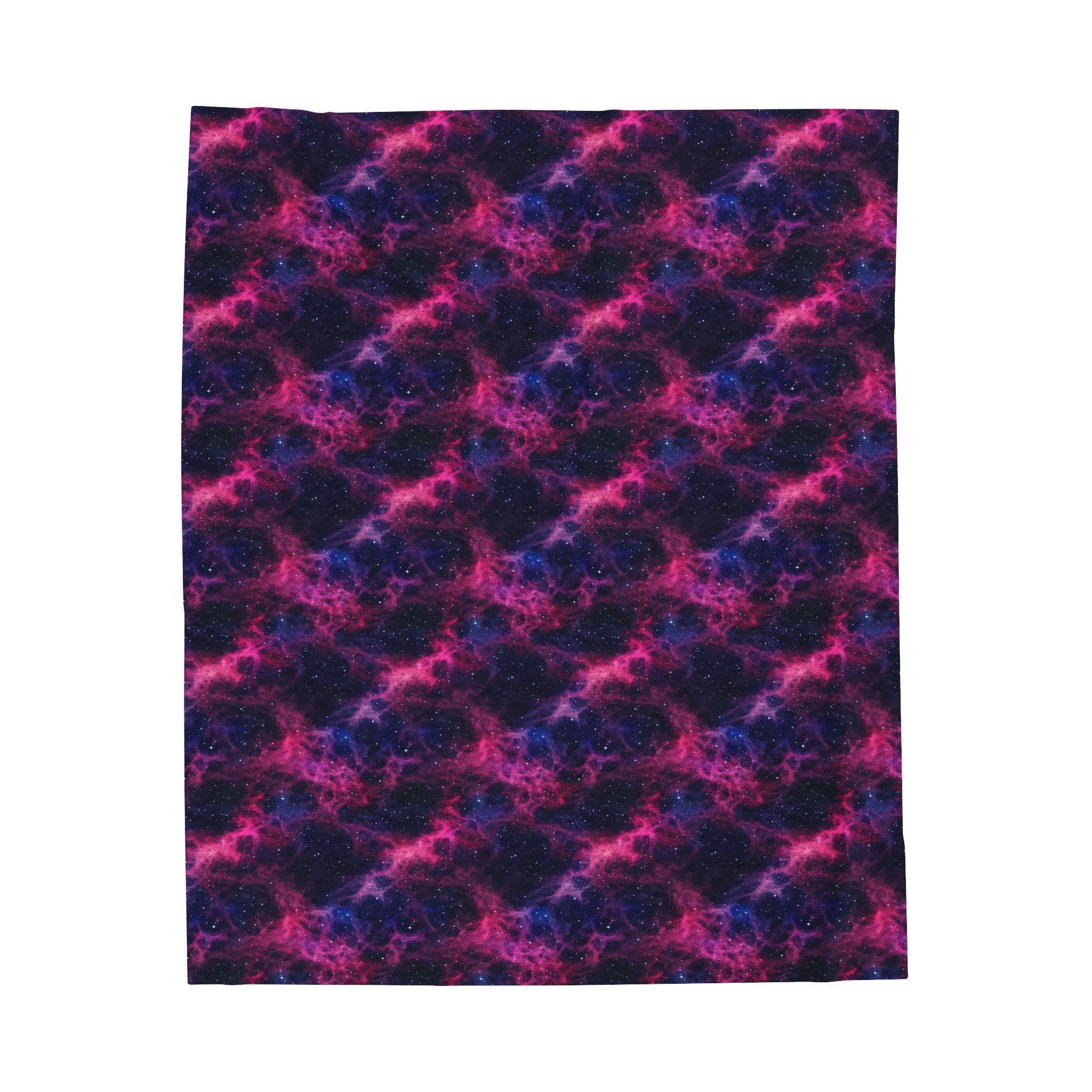 Velveteen Plush Blanket (AOP) - Fantasy Galaxies 02