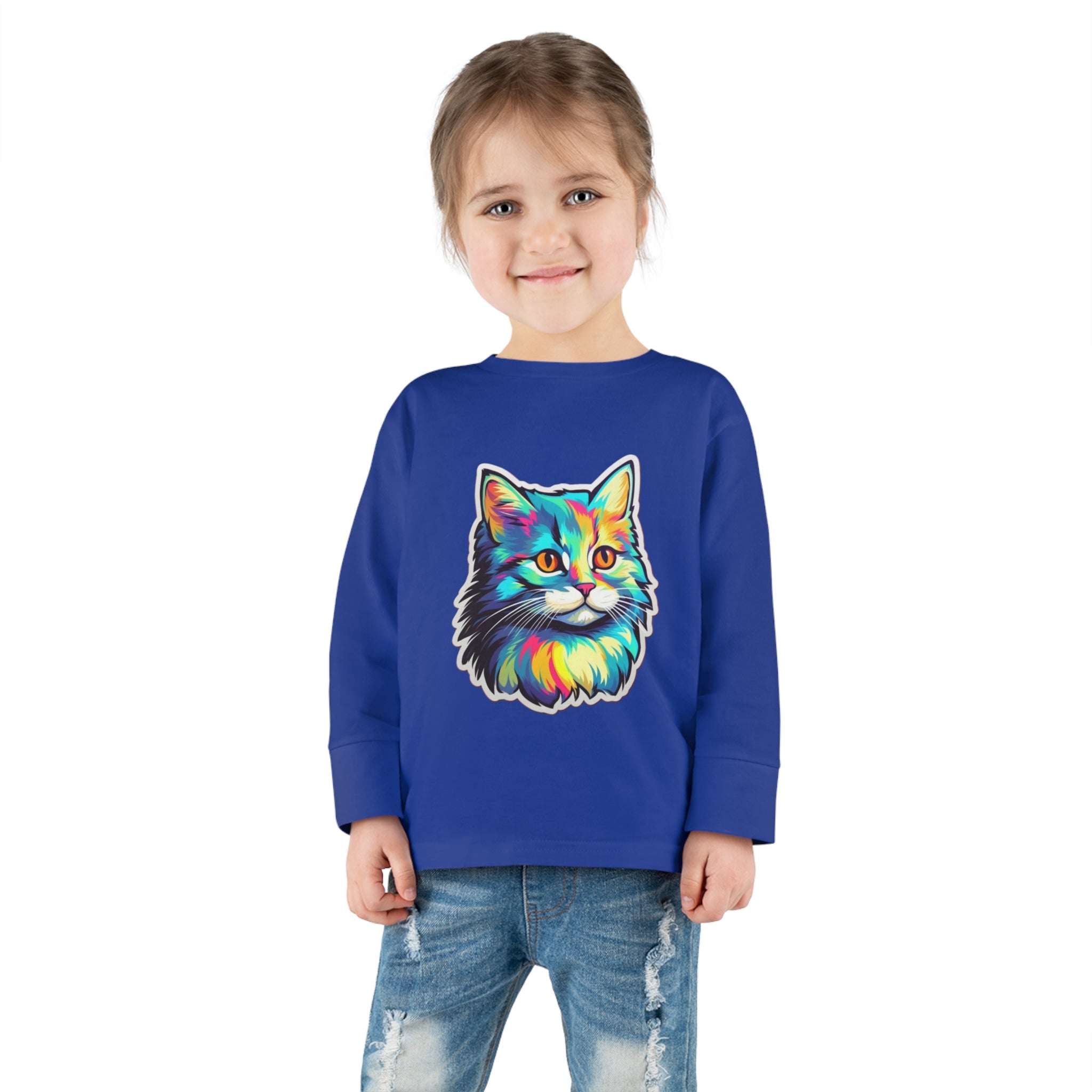 Toddler Long Sleeve Tee - Kittens 01