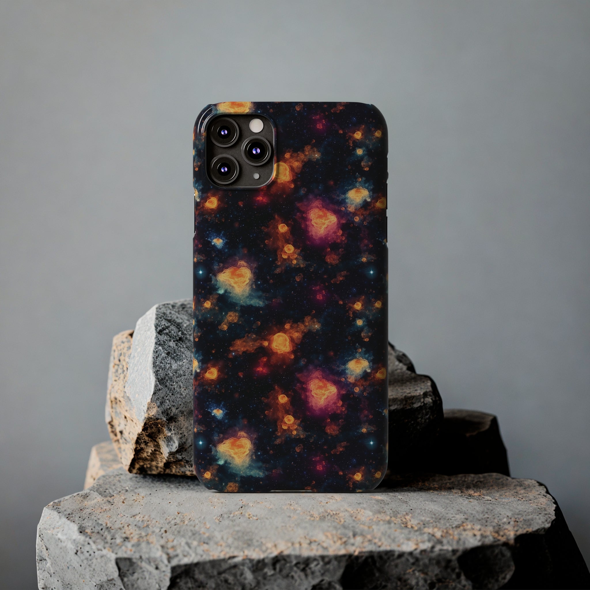 Slim Phone Cases (AOP) - Seamless Fantasy Galaxies 07