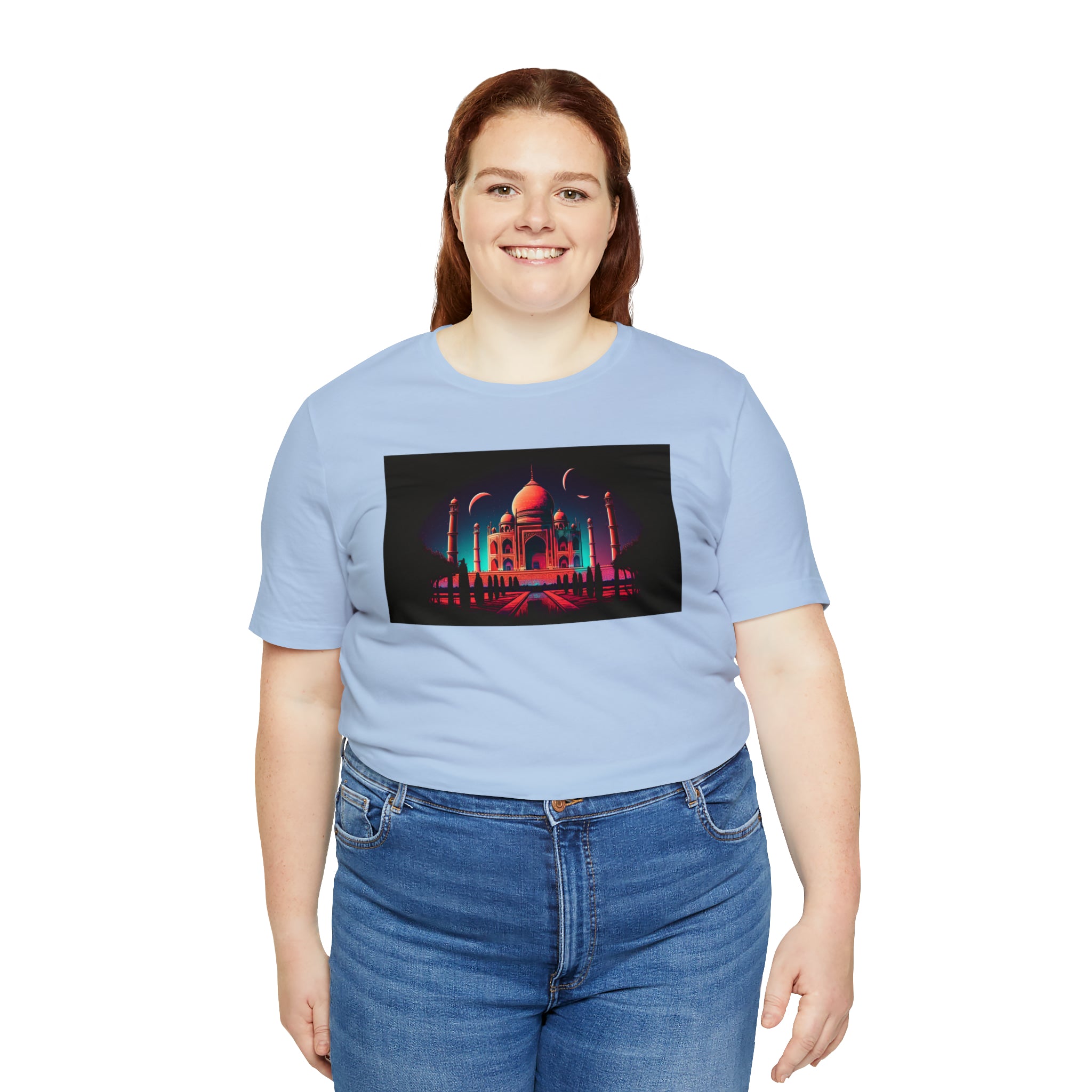 Unisex Jersey Short Sleeve Tee - Taj Mahal, Agra, India