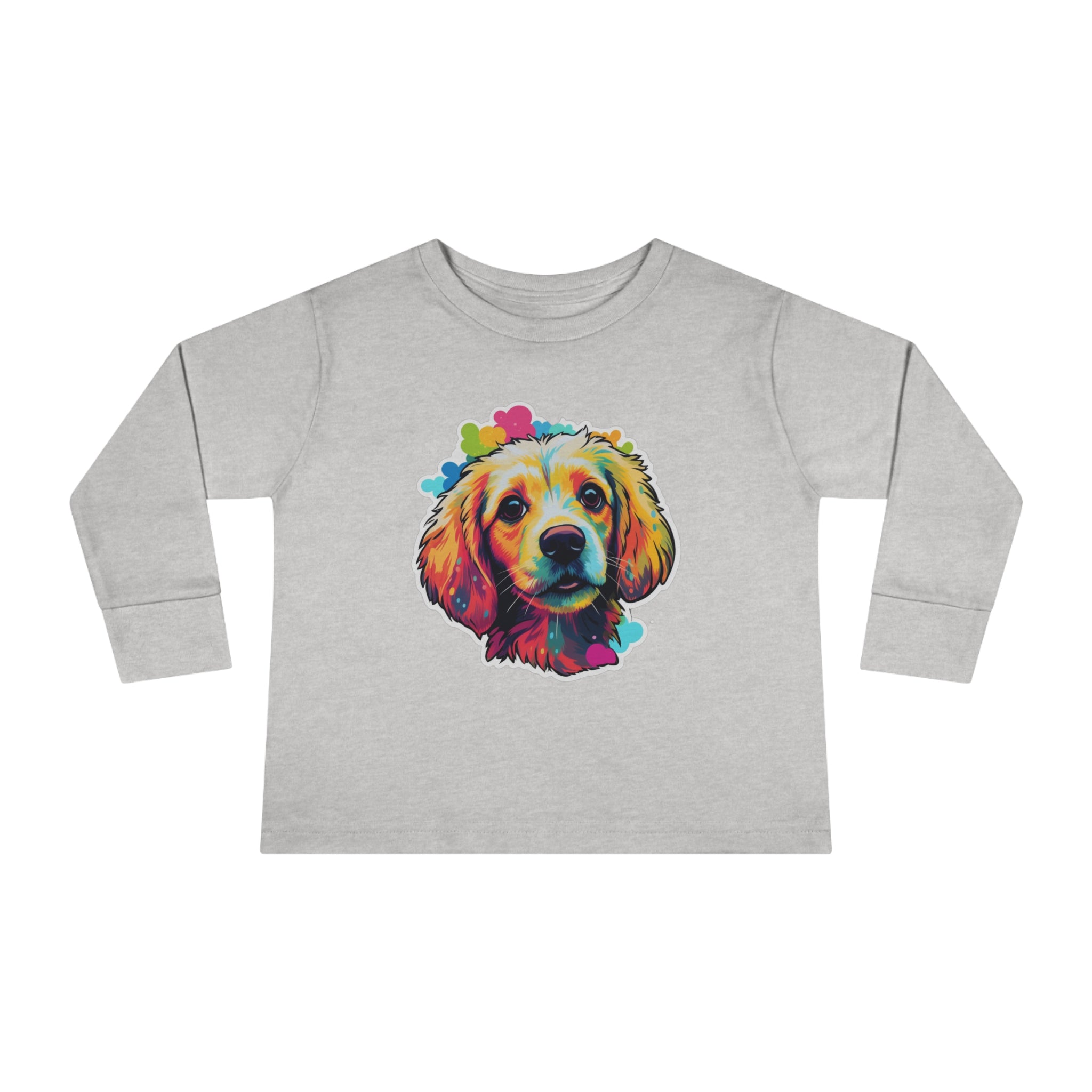 Toddler Long Sleeve Tee - Puppies 07