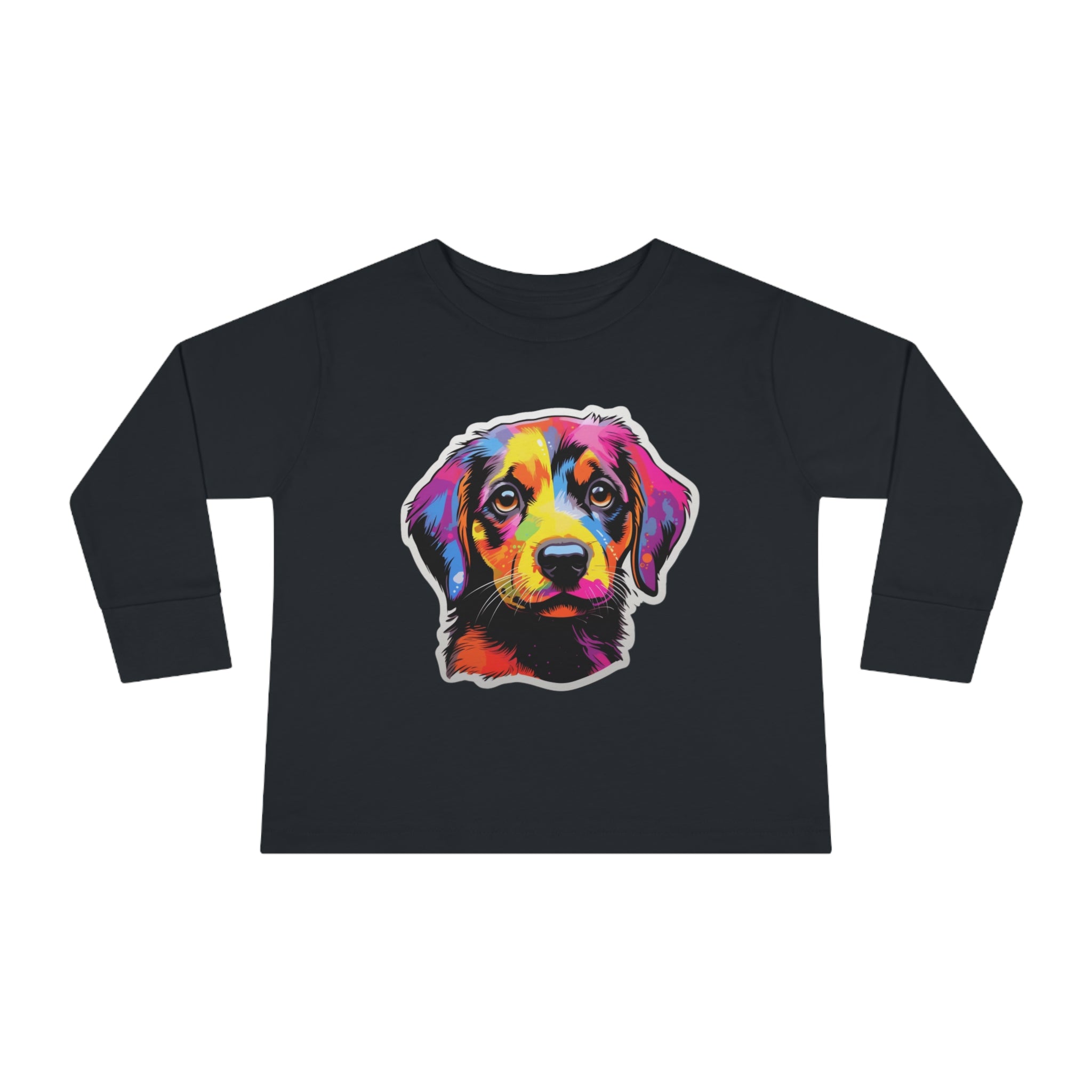 Toddler Long Sleeve Tee - Puppies 10