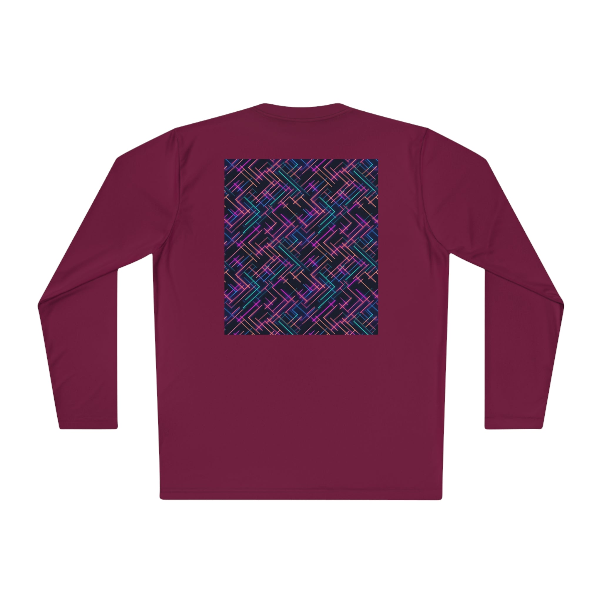 Unisex Lightweight Long Sleeve Tee (AOP) - Abstract Designs 05