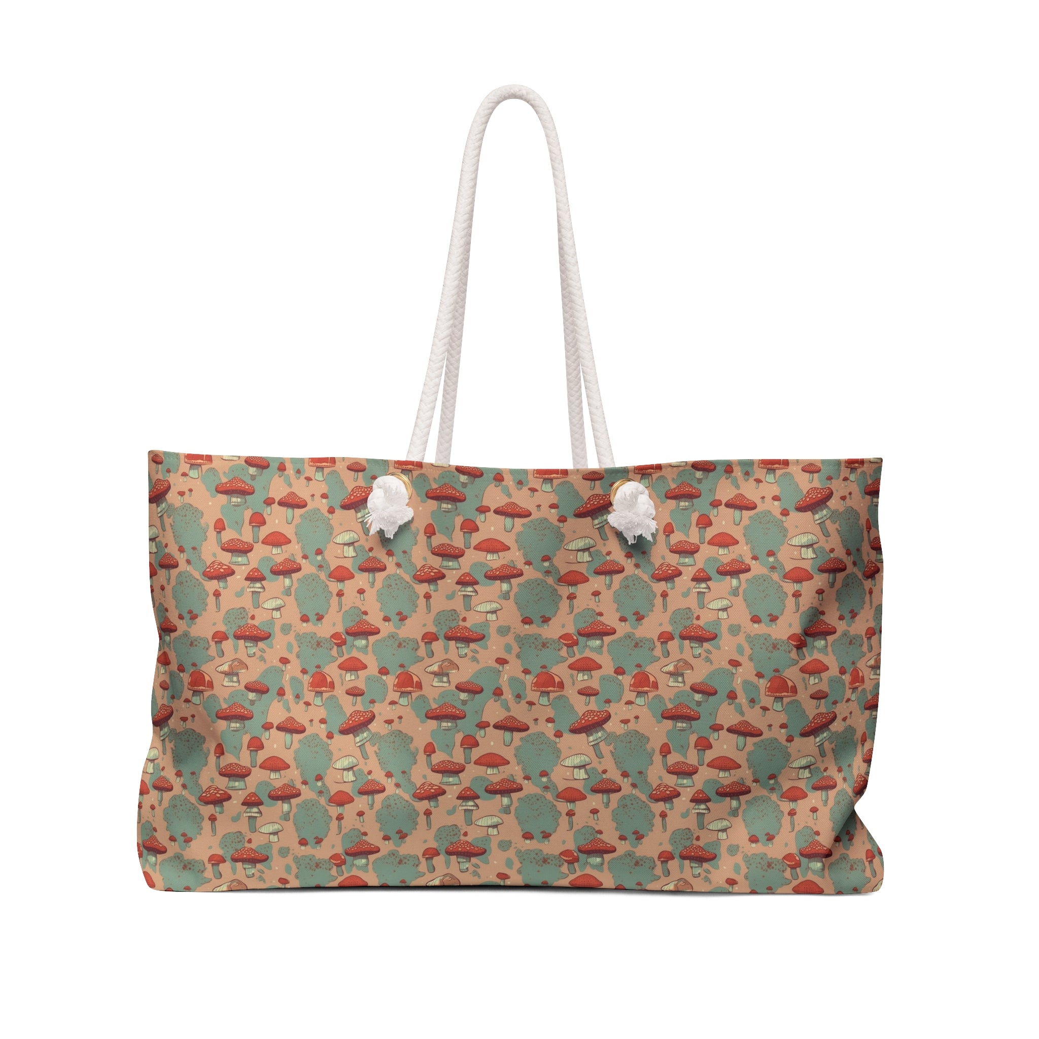 Weekender Bag (AOP) - Seamless Mushroom Designs 07