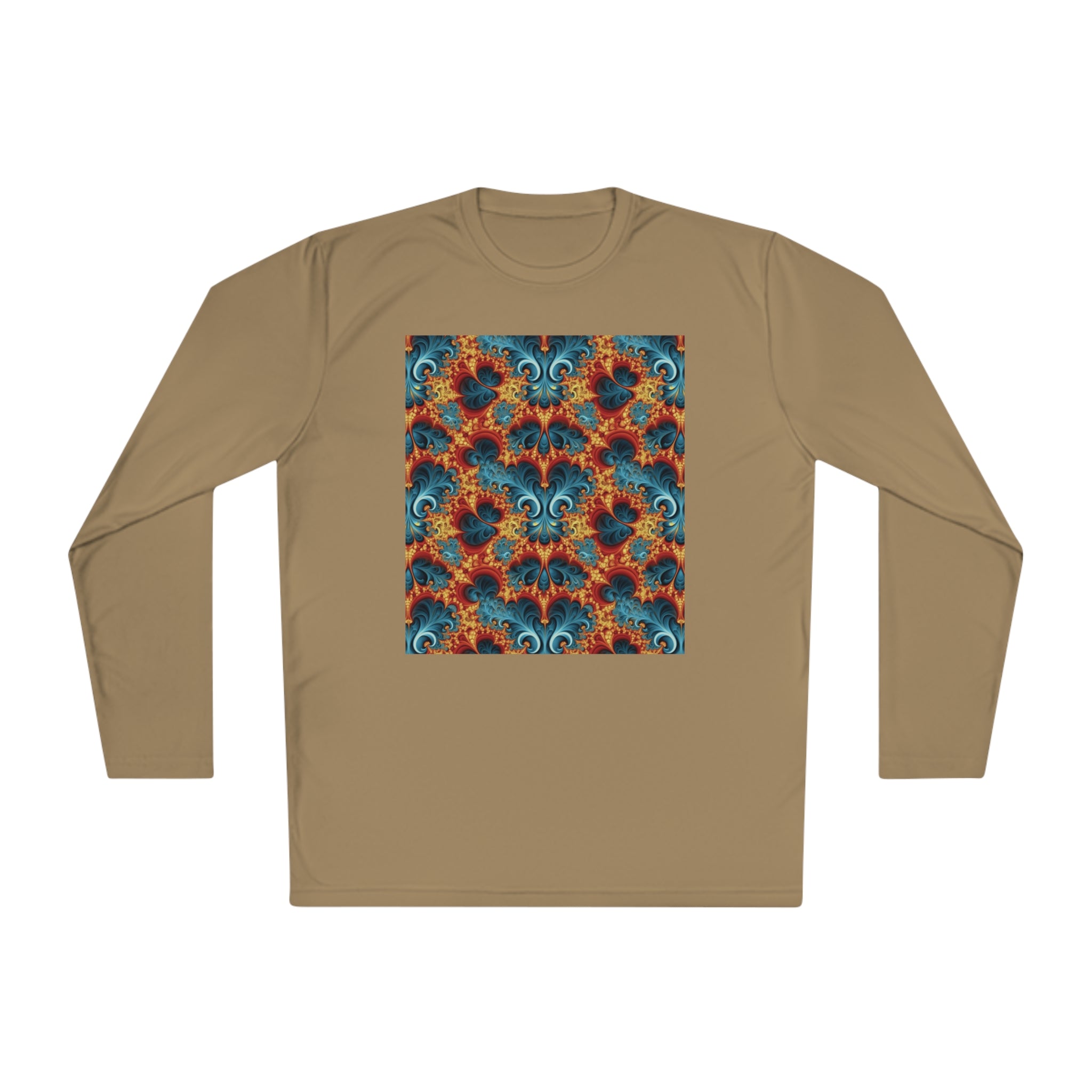 Unisex Lightweight Long Sleeve Tee (AOP) - Abstract Designs 01